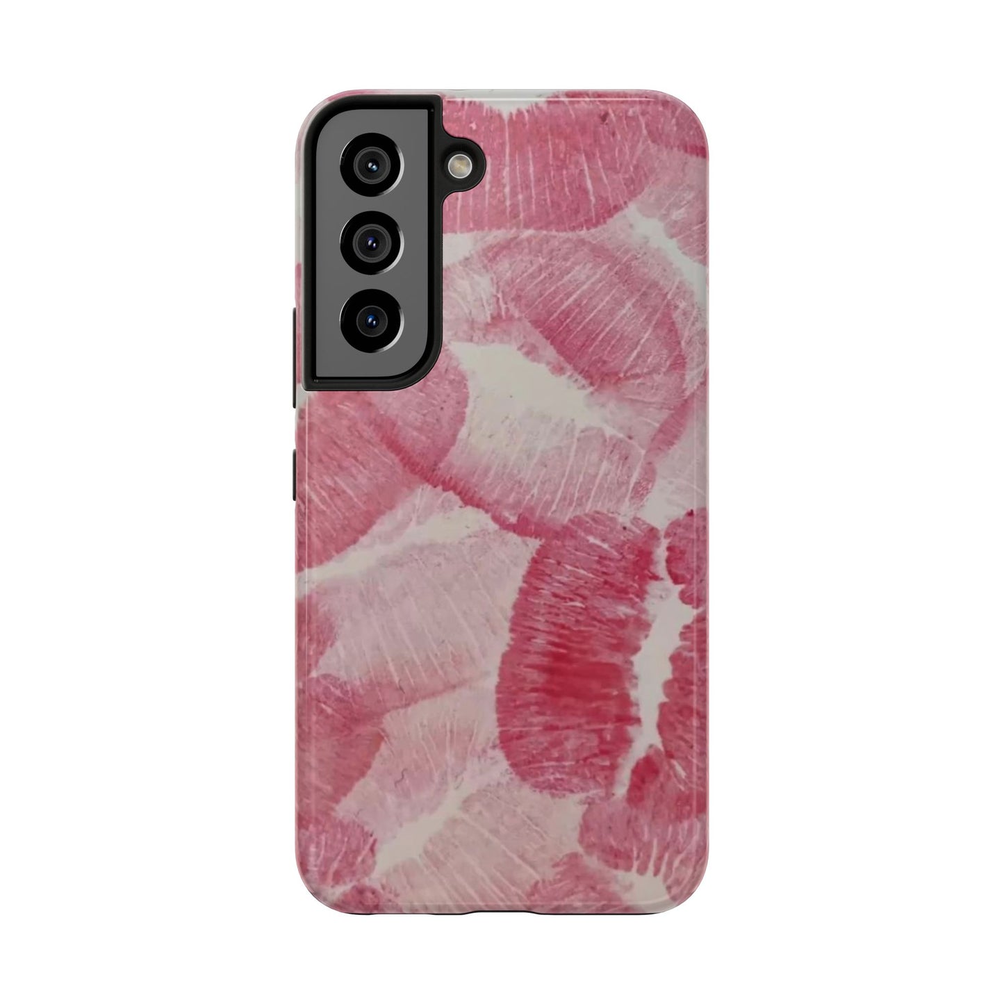 Pink Kiss Print Phone Case