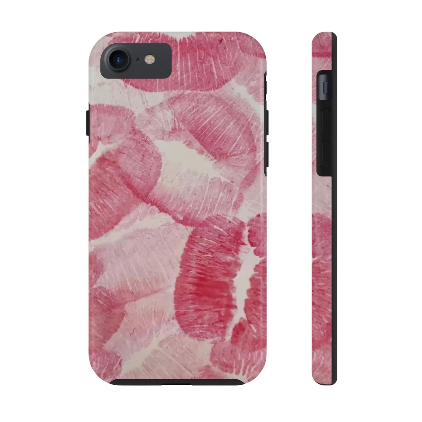 Pink Kiss Print Phone Case