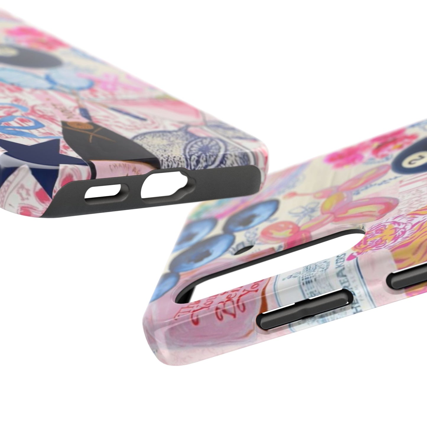 Vibrant Preppy Collage Phone Case.