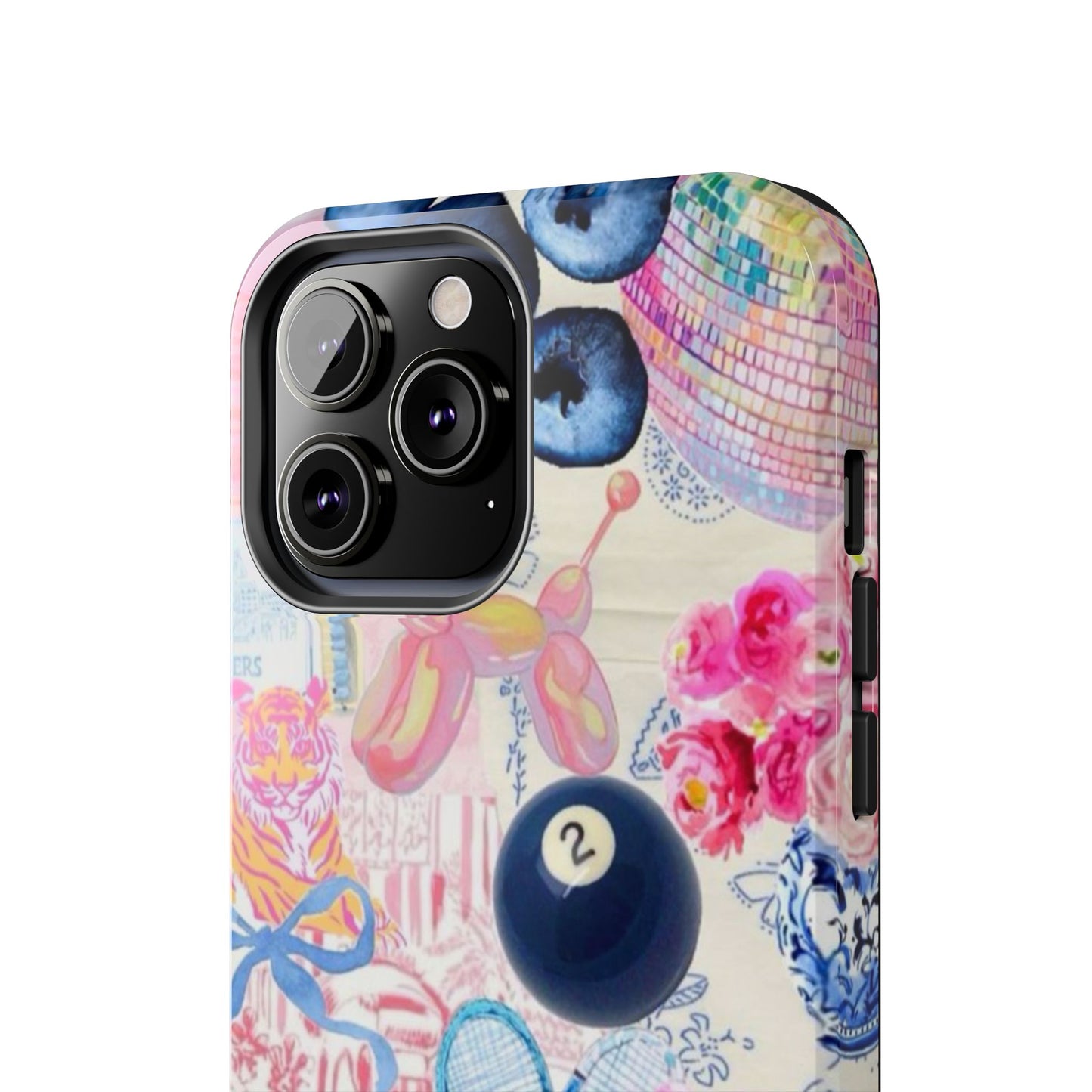 Vibrant Preppy Collage Phone Case.