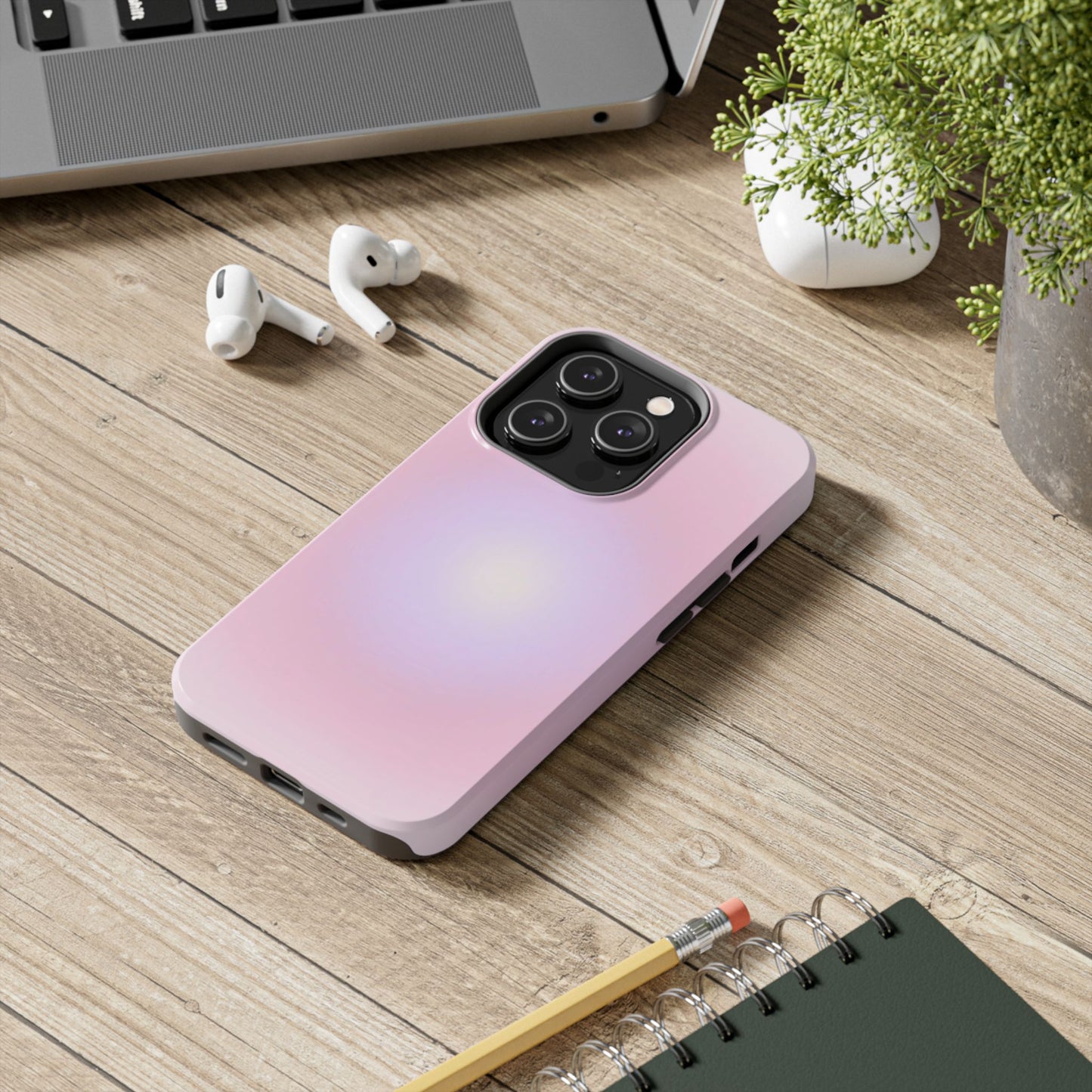 Soft Pink Aura Phone Case