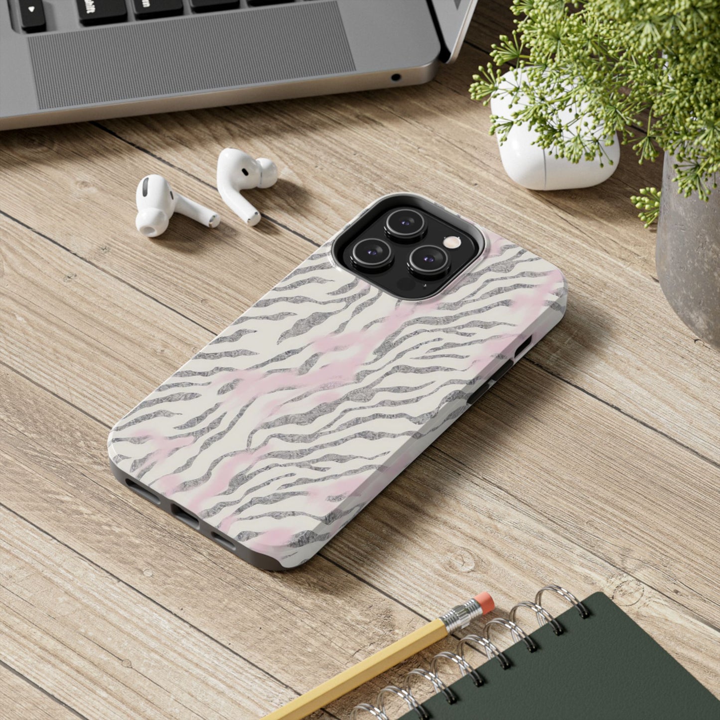 Pink Zebra Phone Case