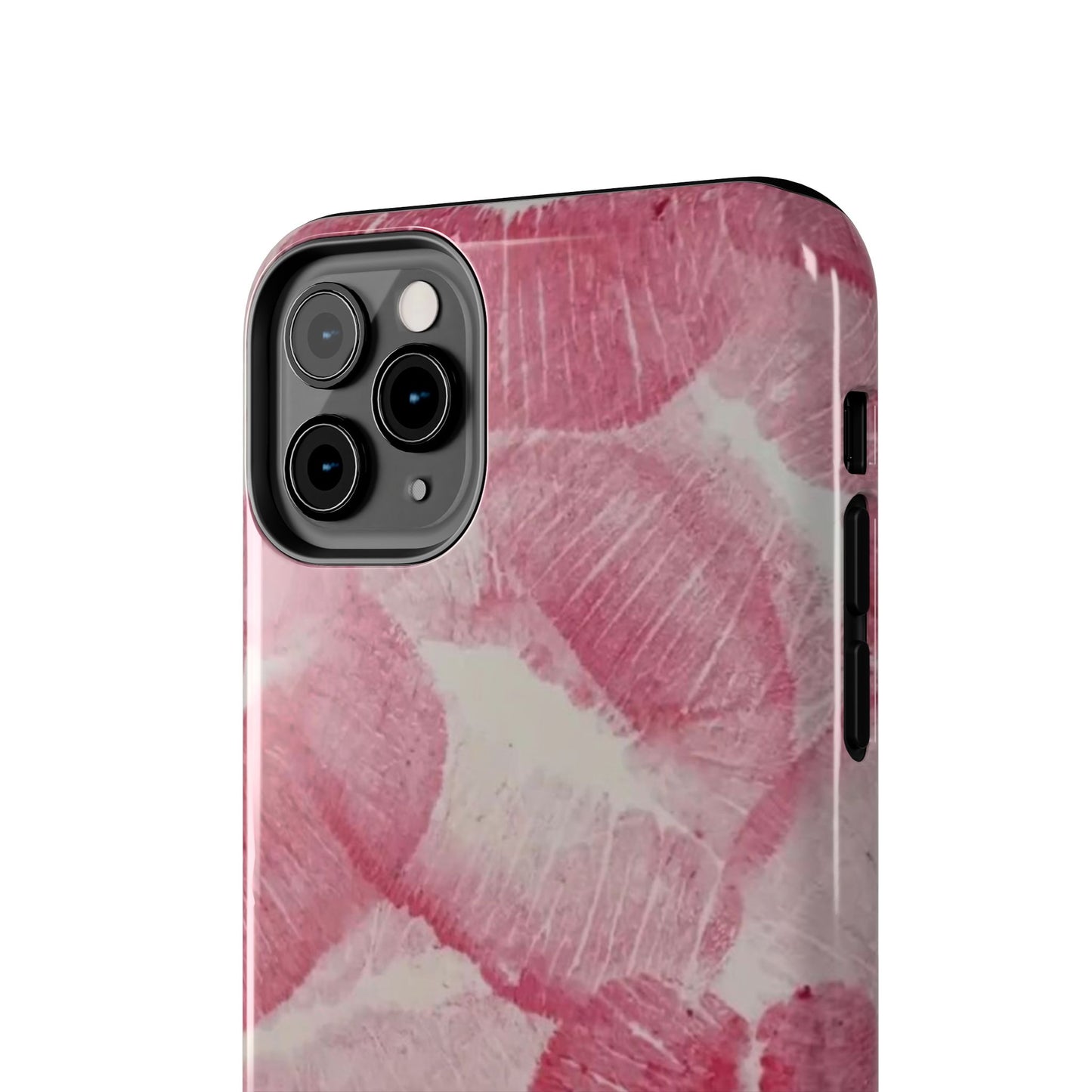 Pink Kiss Print Phone Case