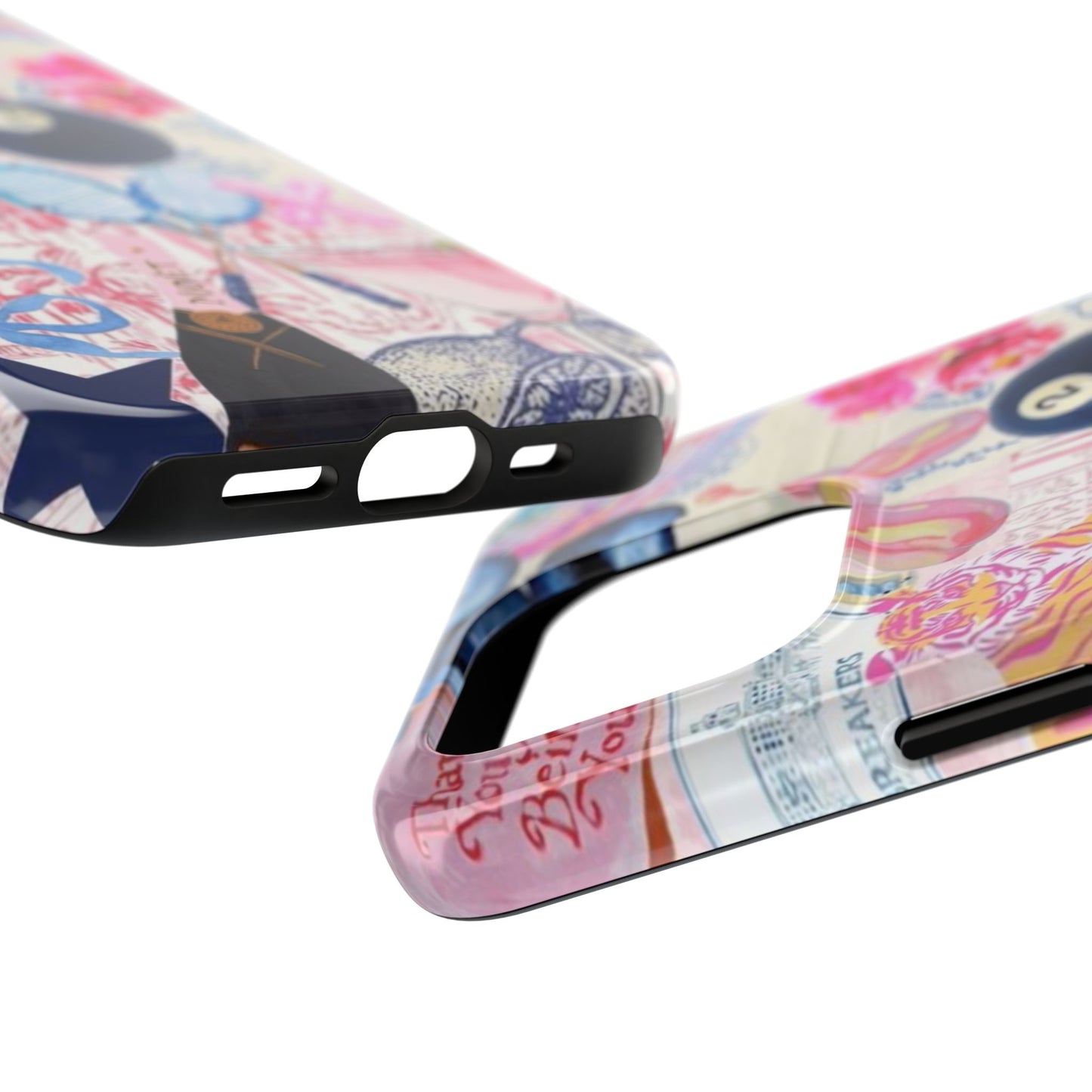Vibrant Preppy Collage Phone Case.