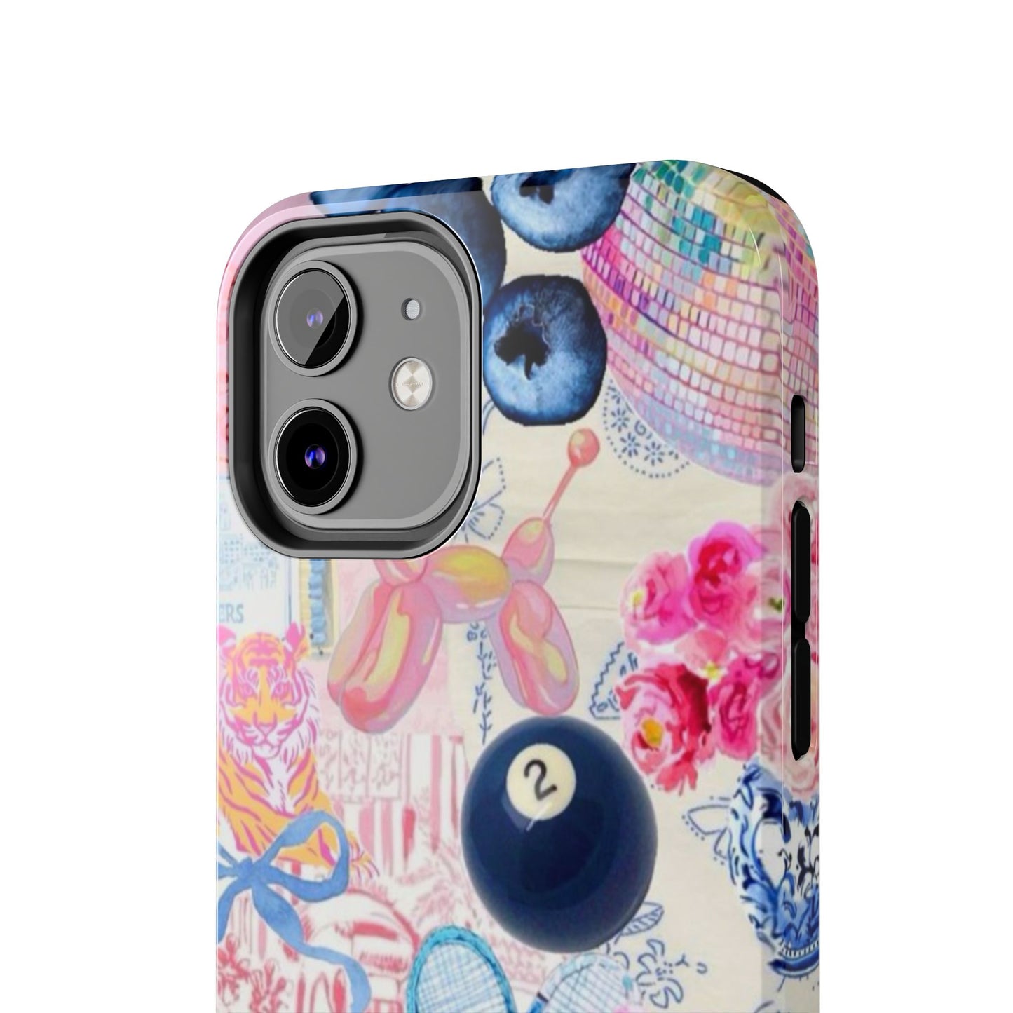 Vibrant Preppy Collage Phone Case.