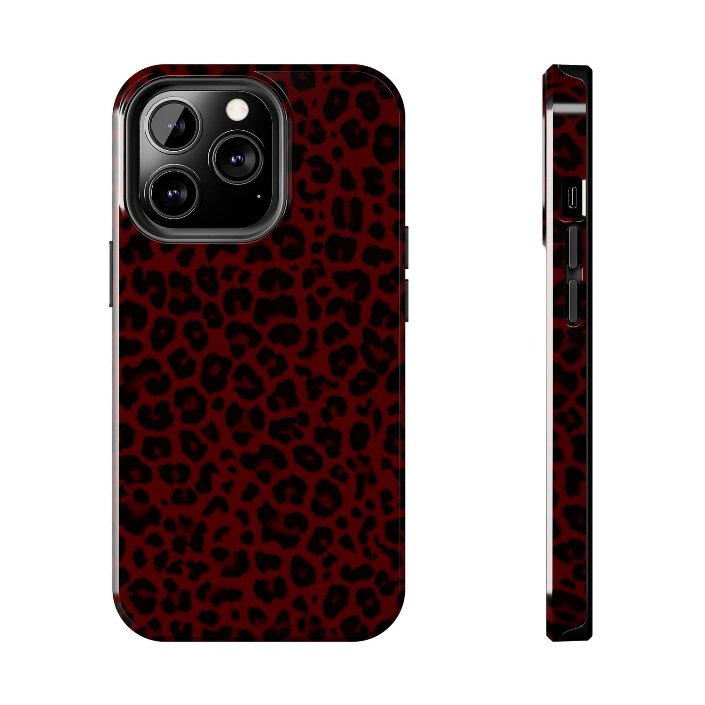 Red Cheetah Print Phone Case