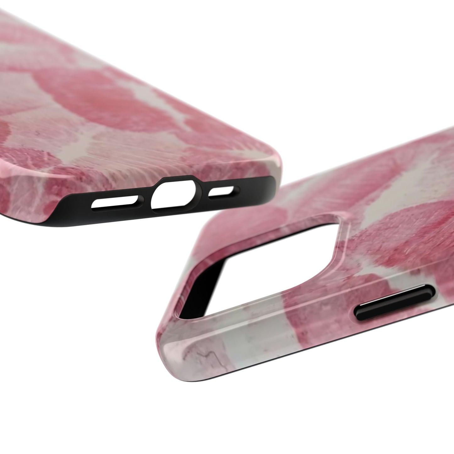 Pink Kiss Print Phone Case