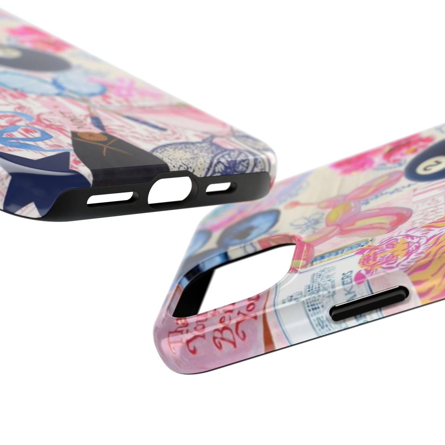 Vibrant Preppy Collage Phone Case.