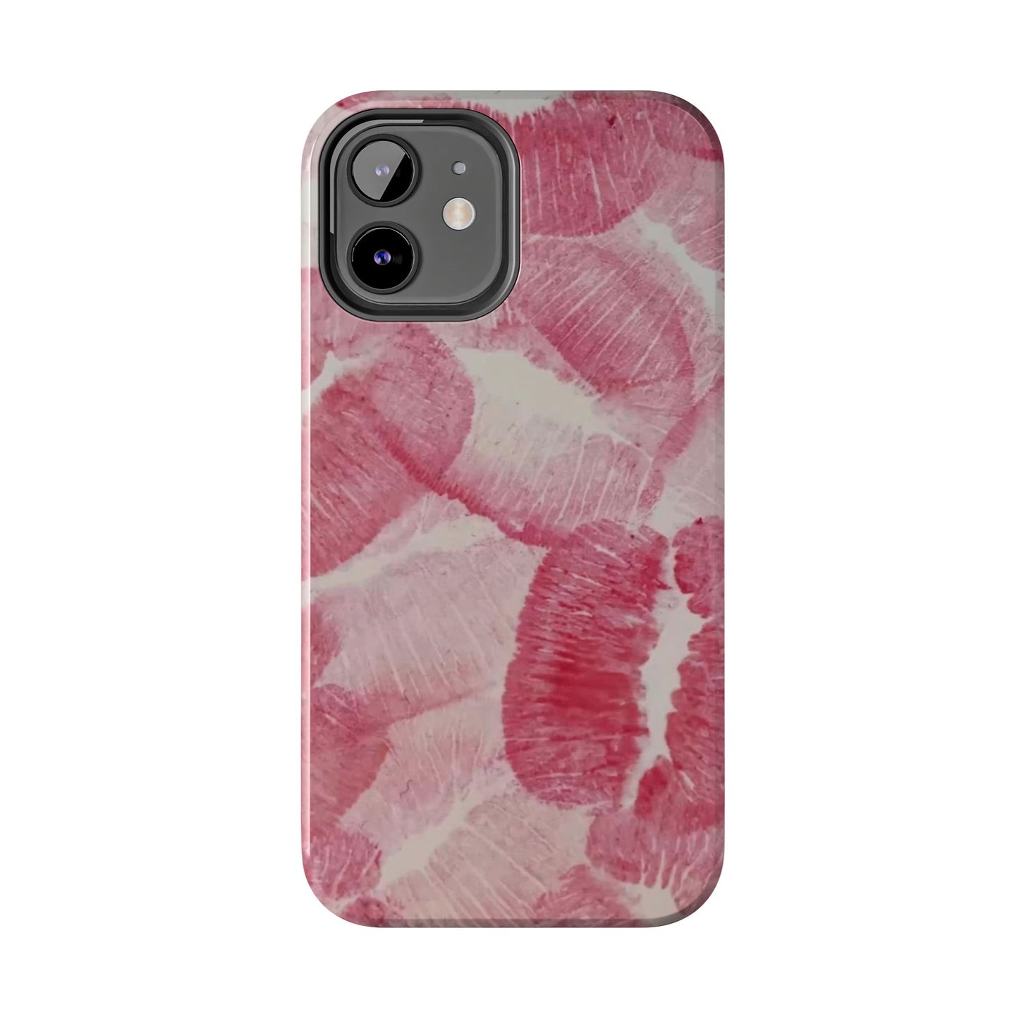 Pink Kiss Print Phone Case