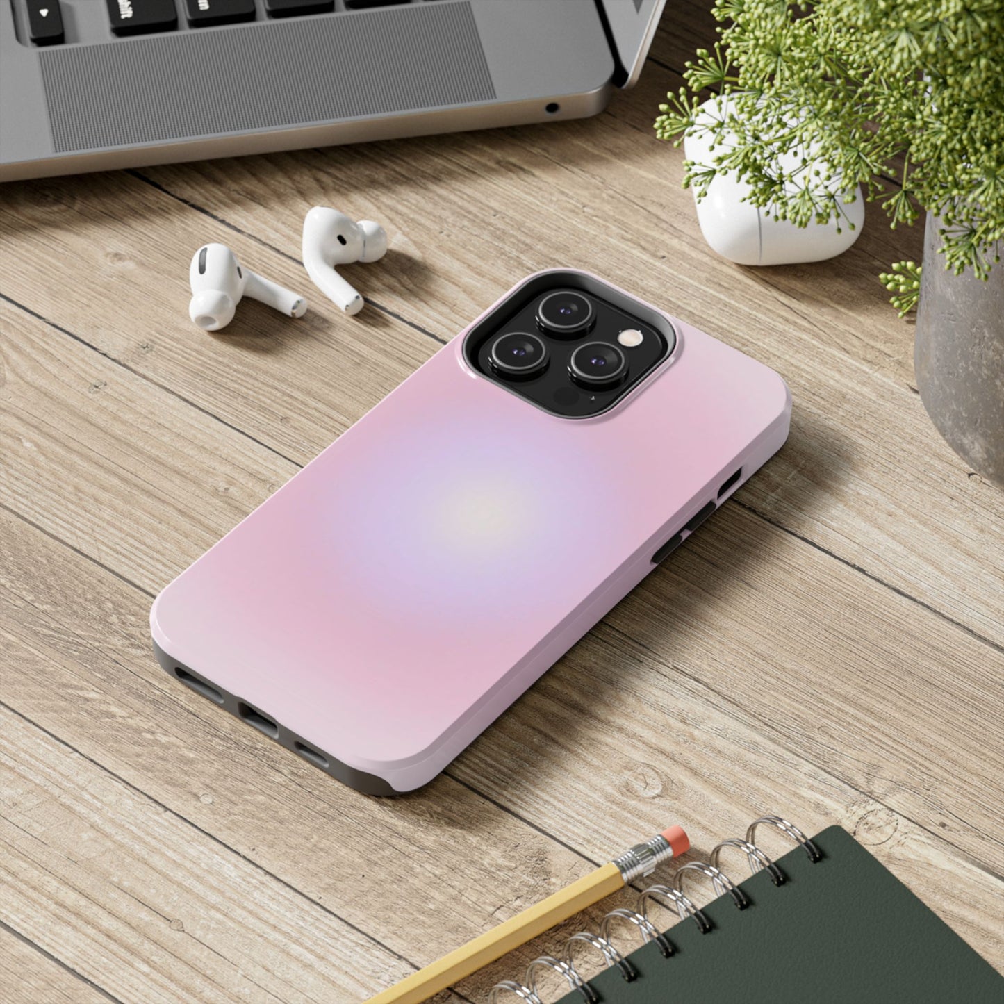 Soft Pink Aura Phone Case