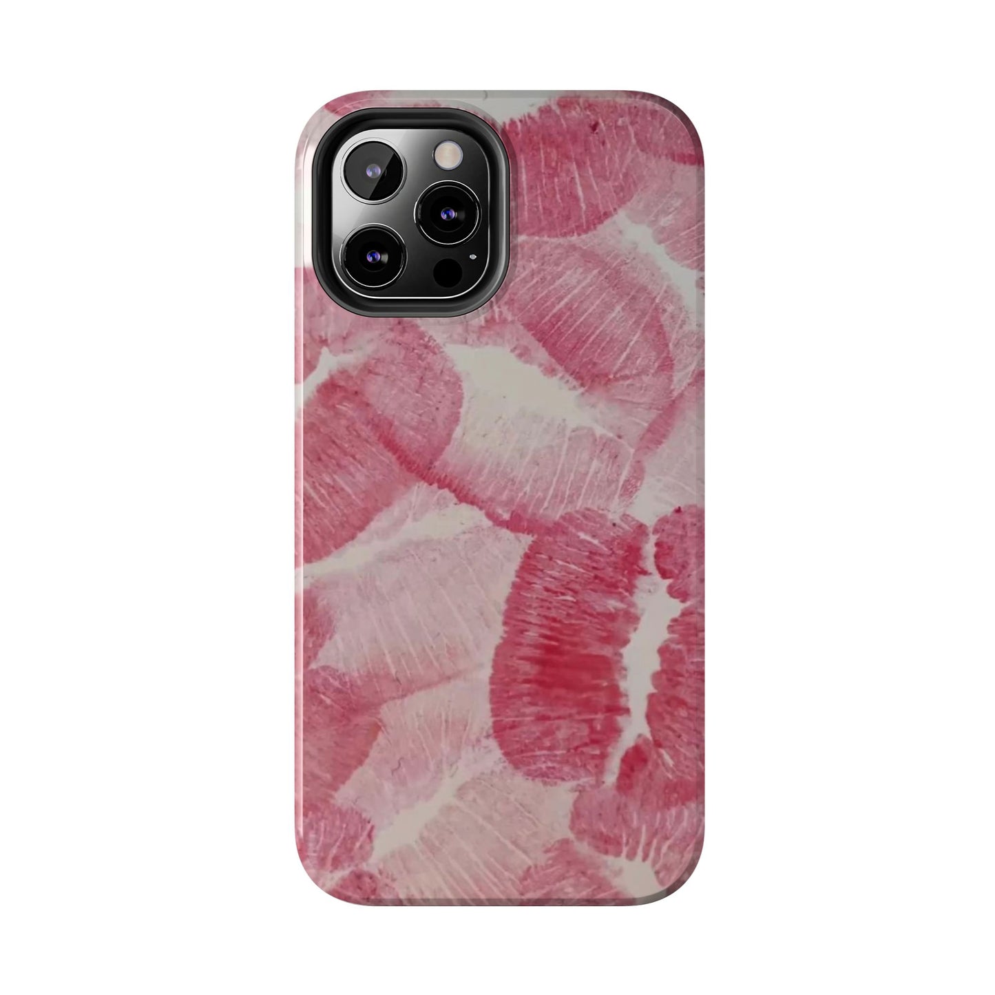 Pink Kiss Print Phone Case