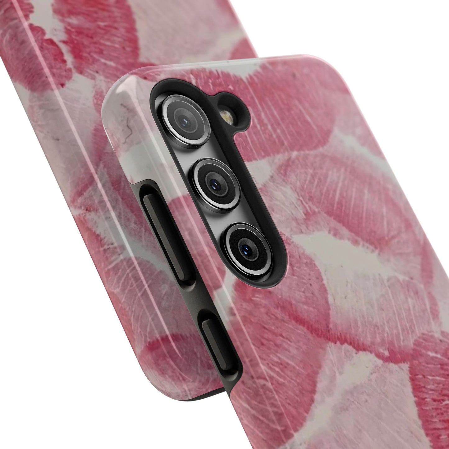 Pink Kiss Print Phone Case