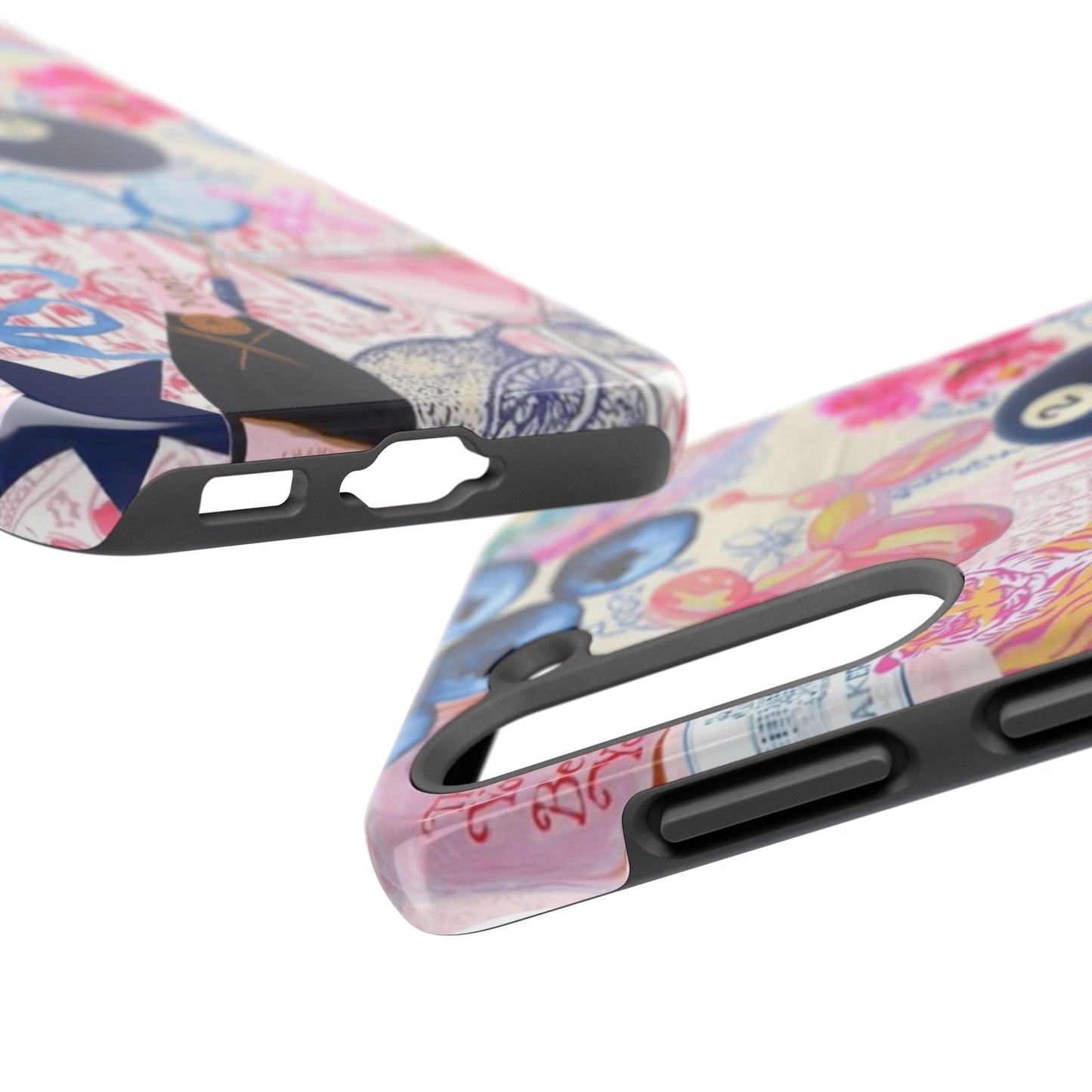 Vibrant Preppy Collage Phone Case.