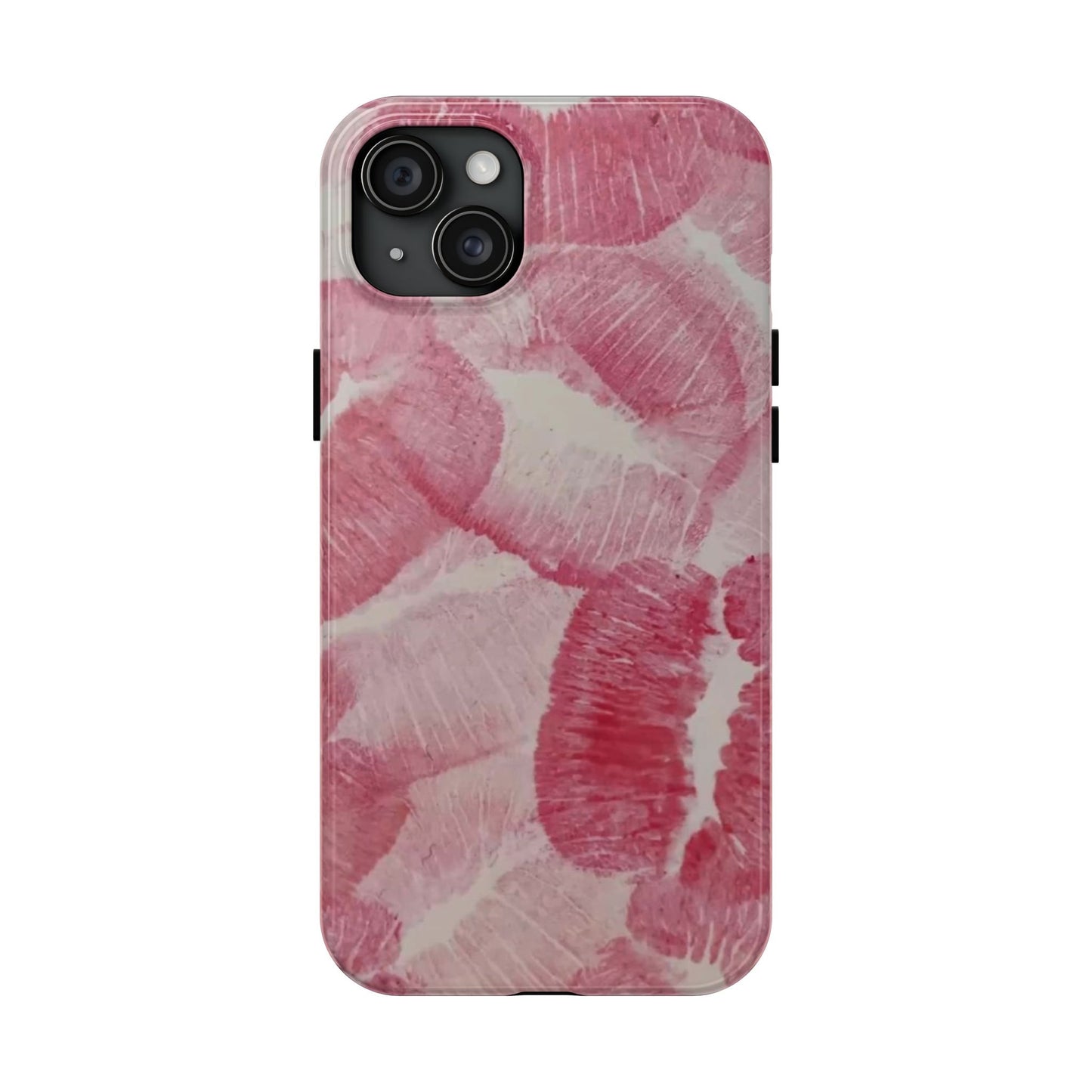 Pink Kiss Print Phone Case