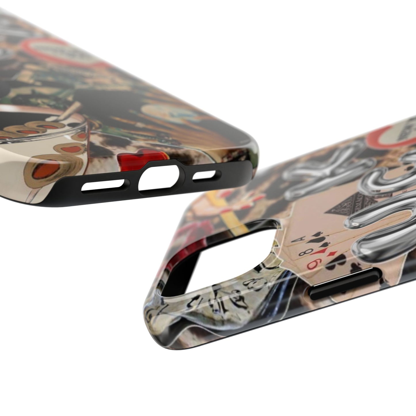 Lucy Phone Case, Retro, Photo Collage, Aesthetic