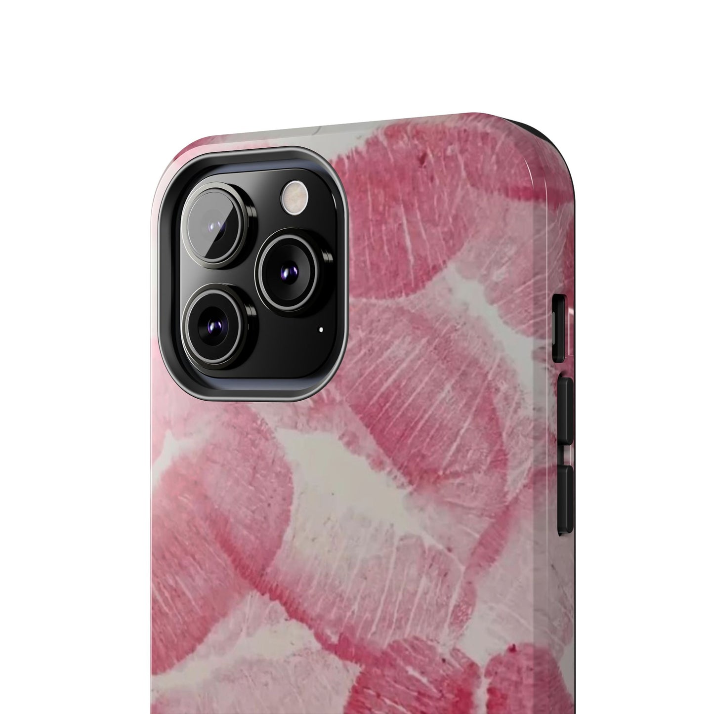 Pink Kiss Print Phone Case