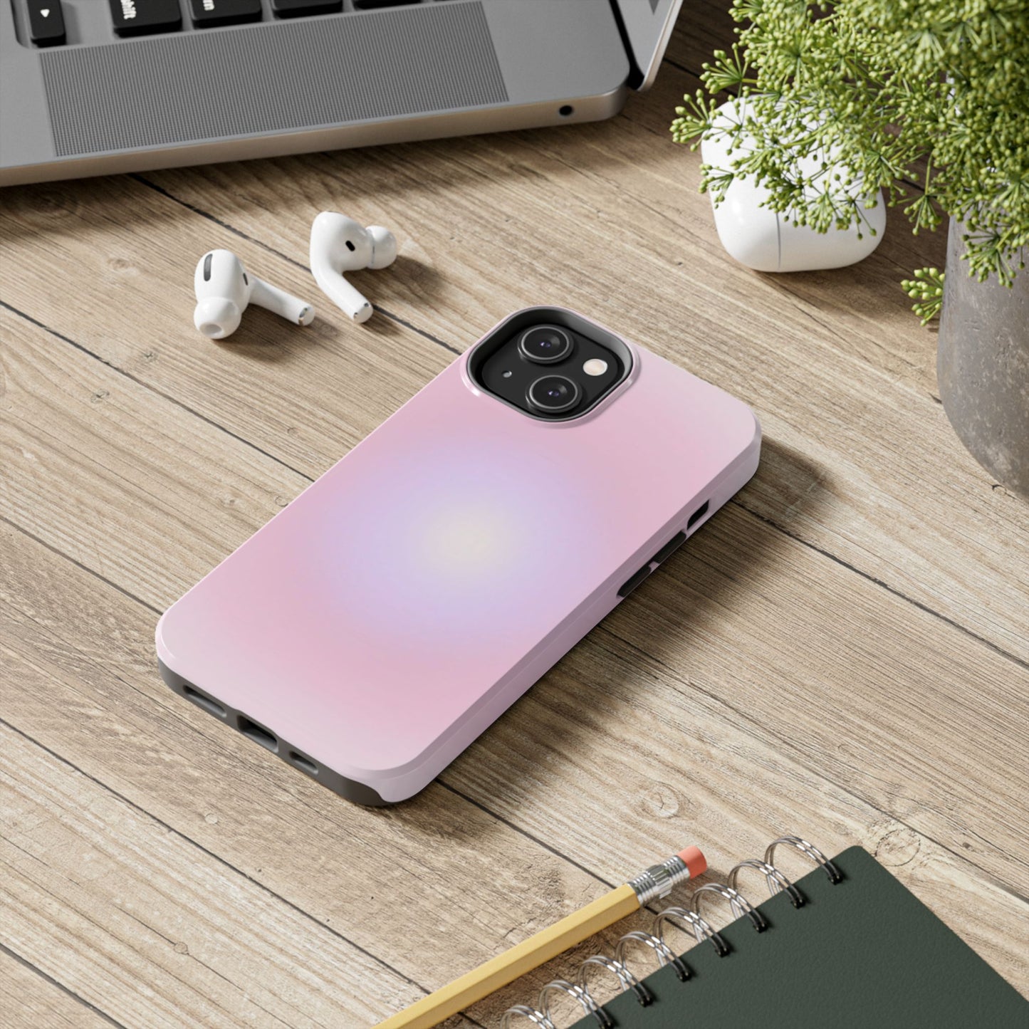 Soft Pink Aura Phone Case