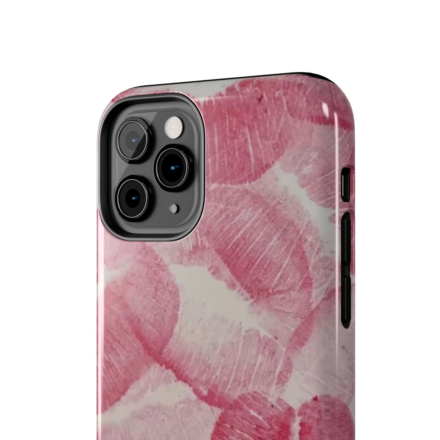 Pink Kiss Print Phone Case