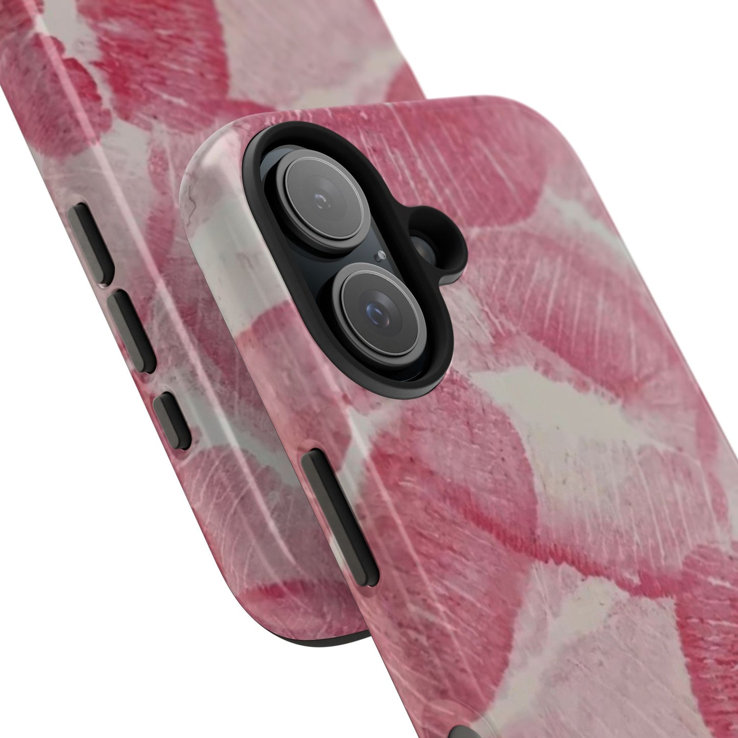 Pink Kiss Print Phone Case