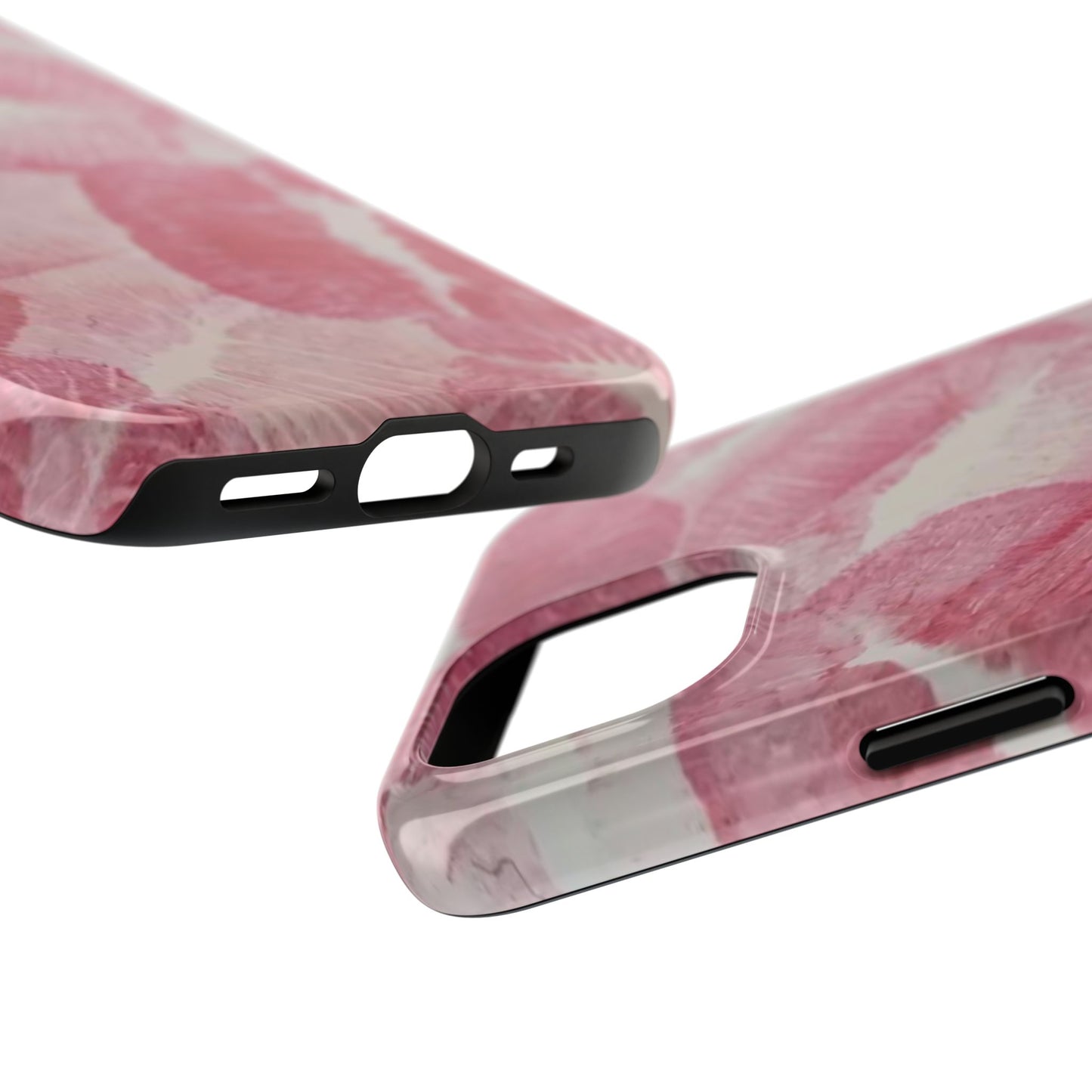 Pink Kiss Print Phone Case