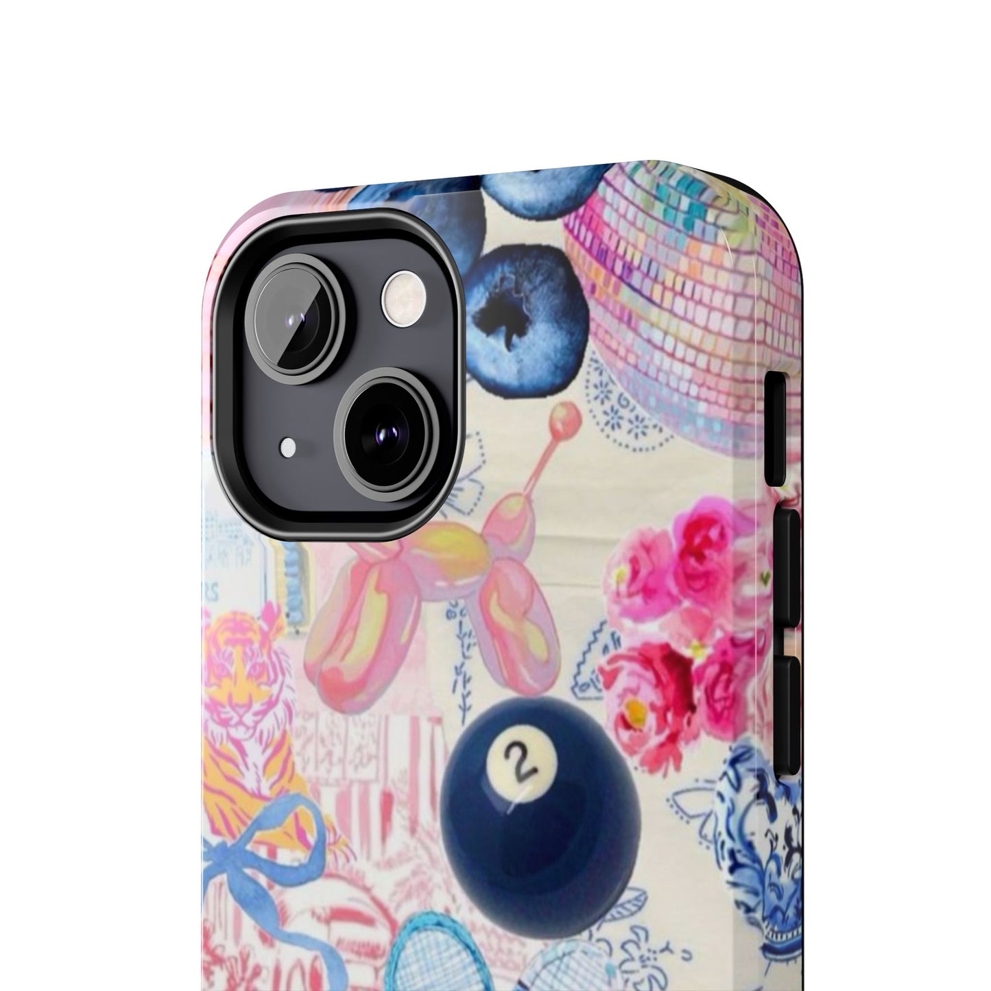 Vibrant Preppy Collage Phone Case.