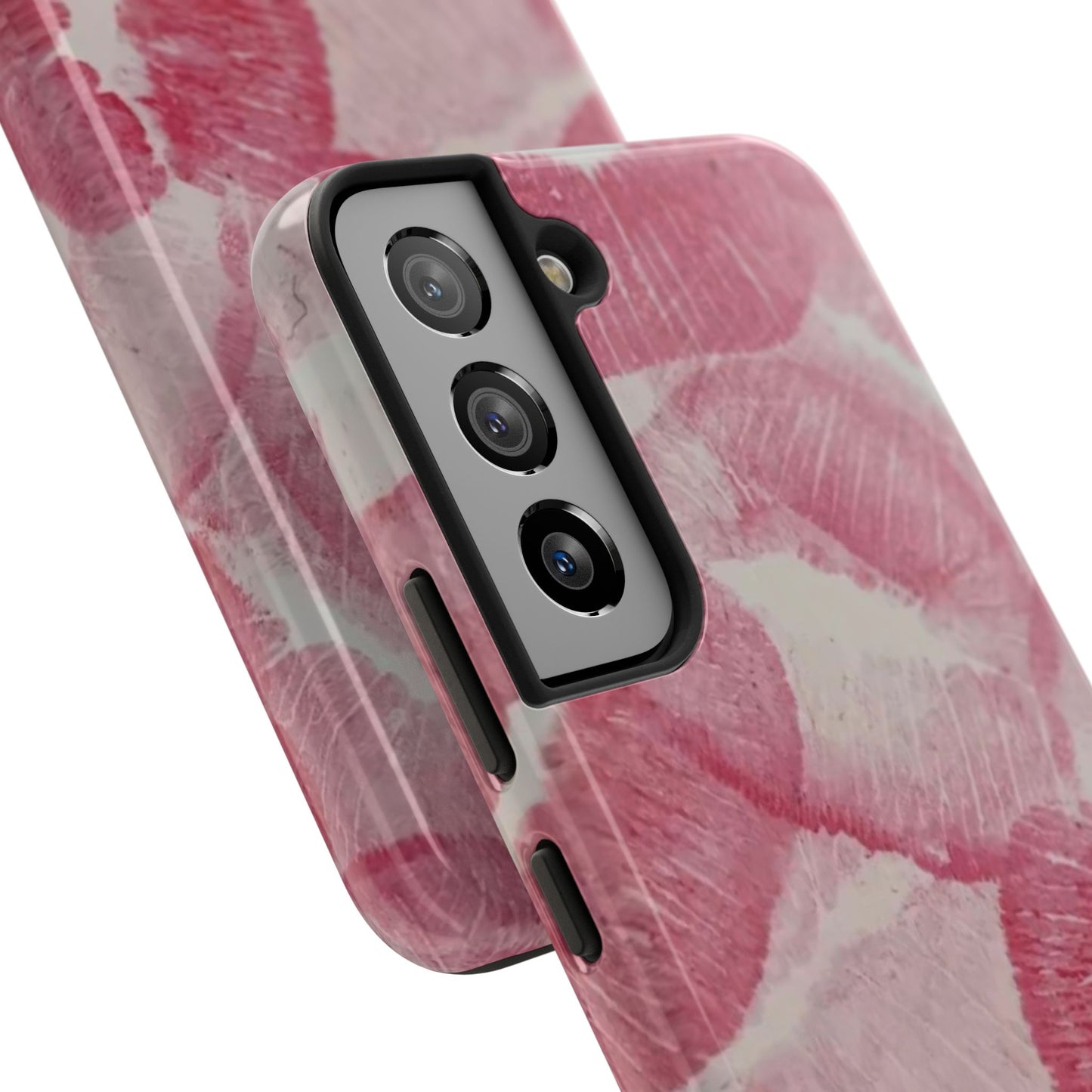 Pink Kiss Print Phone Case