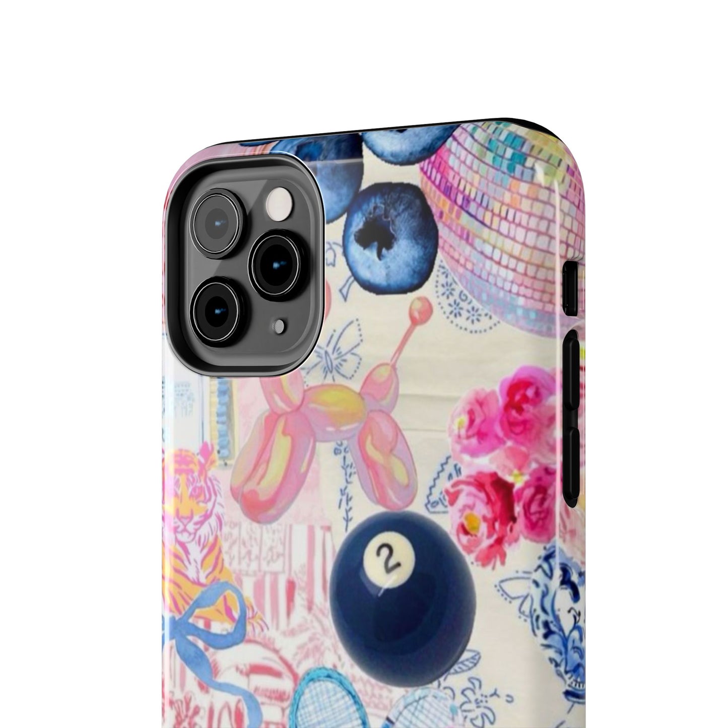 Vibrant Preppy Collage Phone Case.