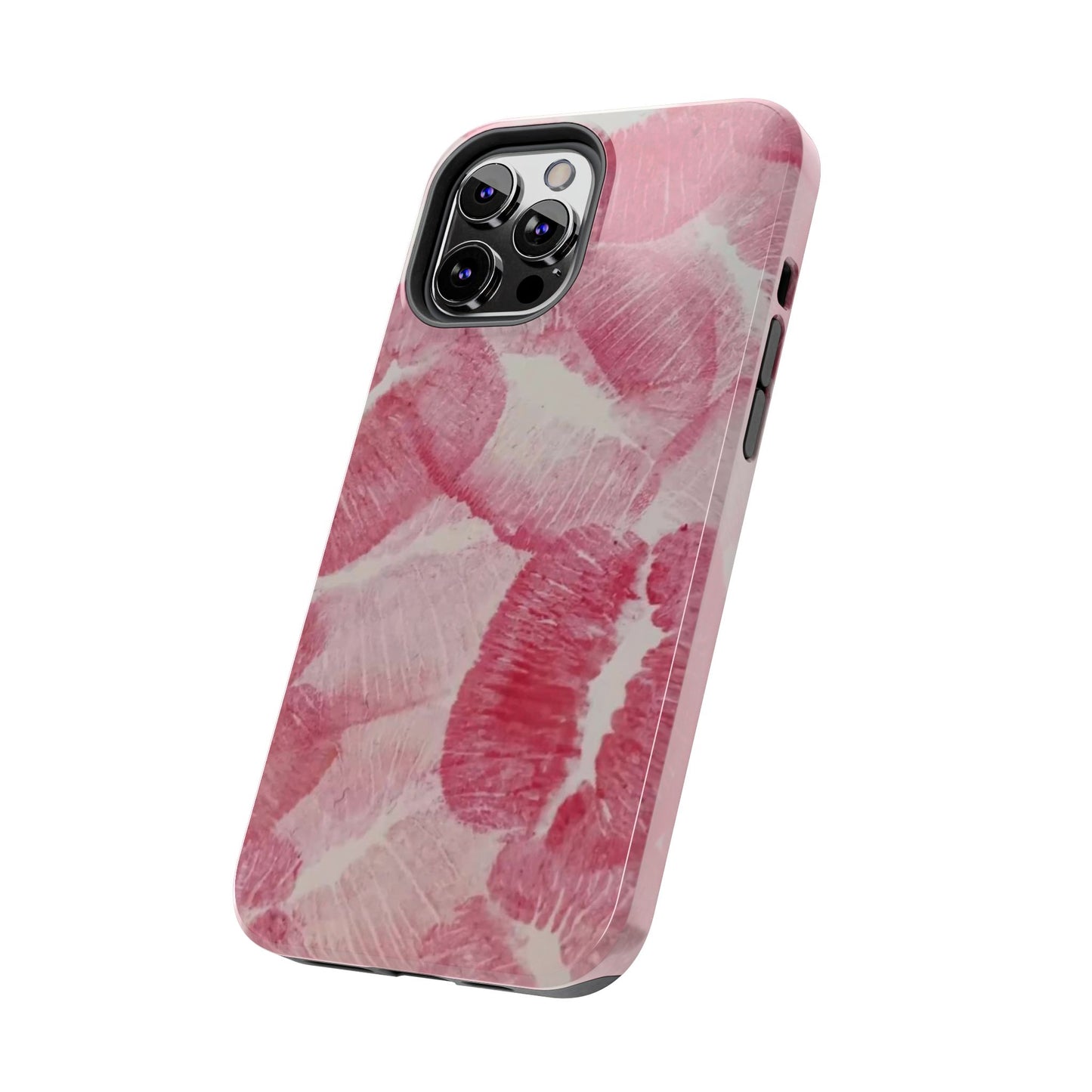 Pink Kiss Print Phone Case