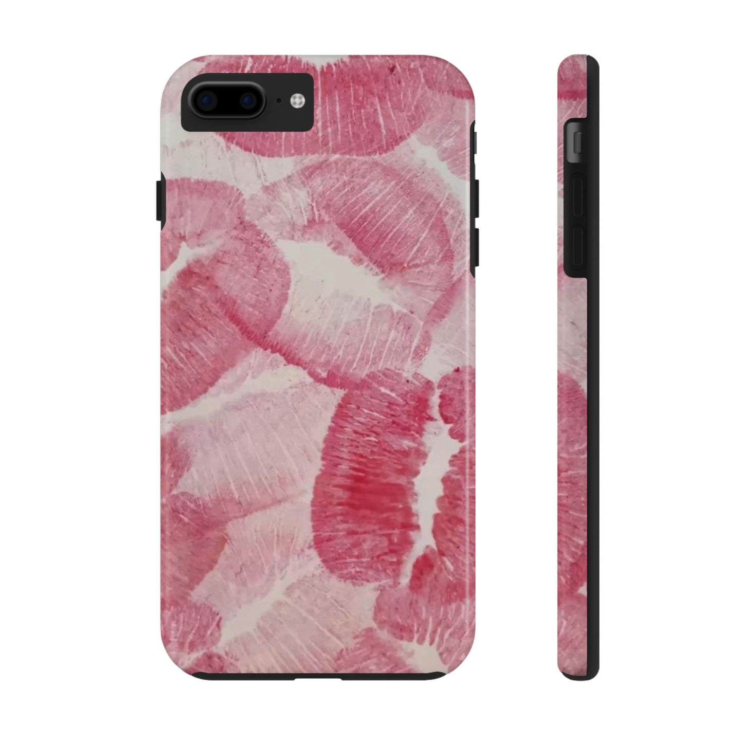 Pink Kiss Print Phone Case