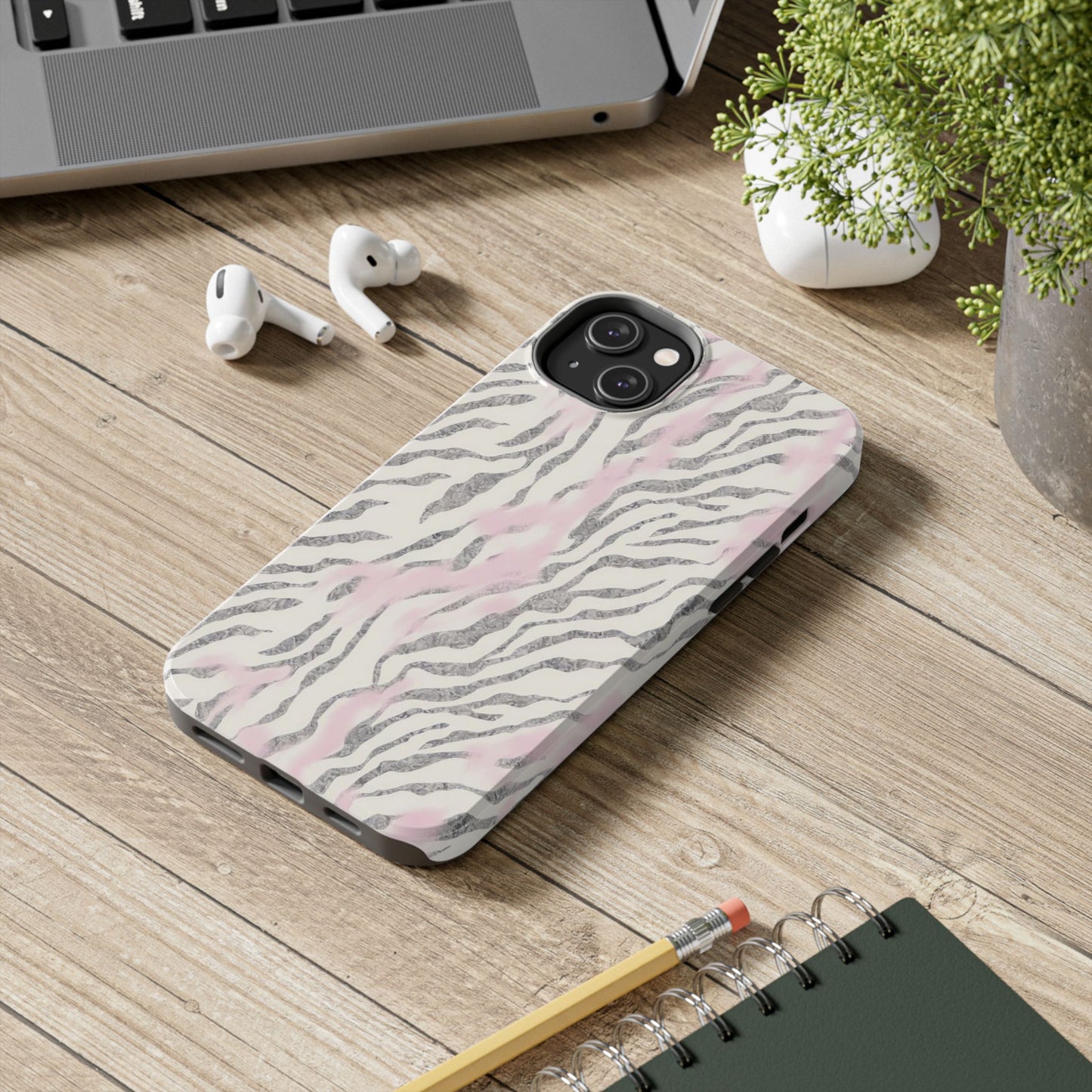 Pink Zebra Phone Case