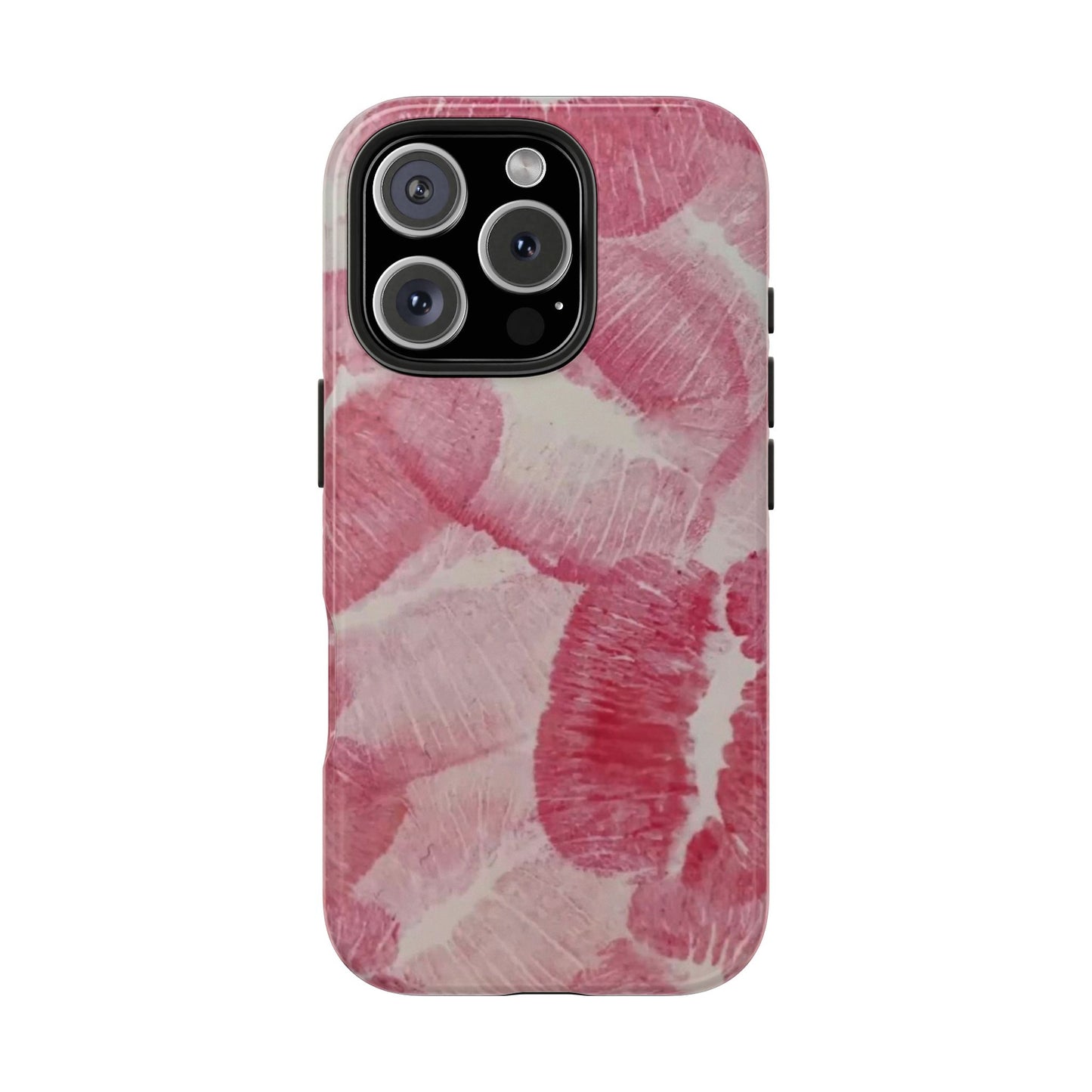 Pink Kiss Print Phone Case