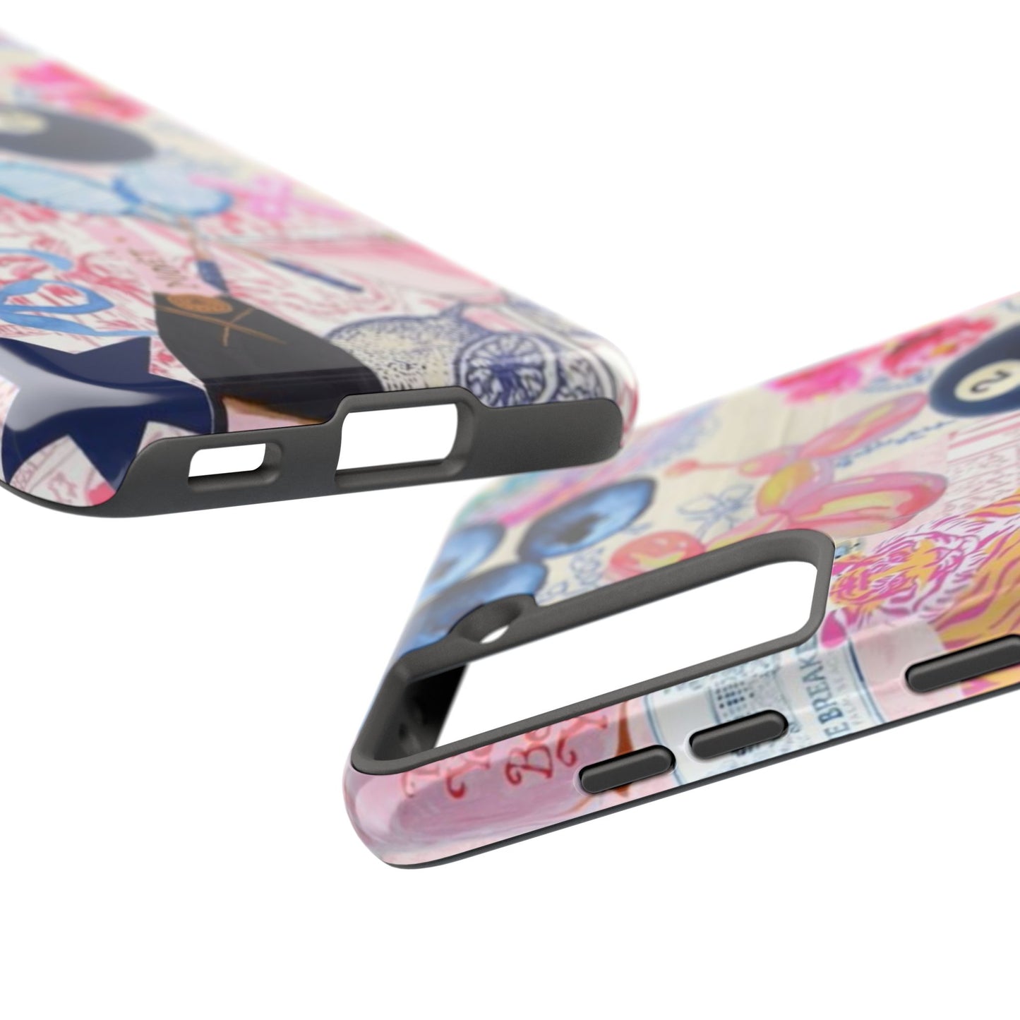 Vibrant Preppy Collage Phone Case.