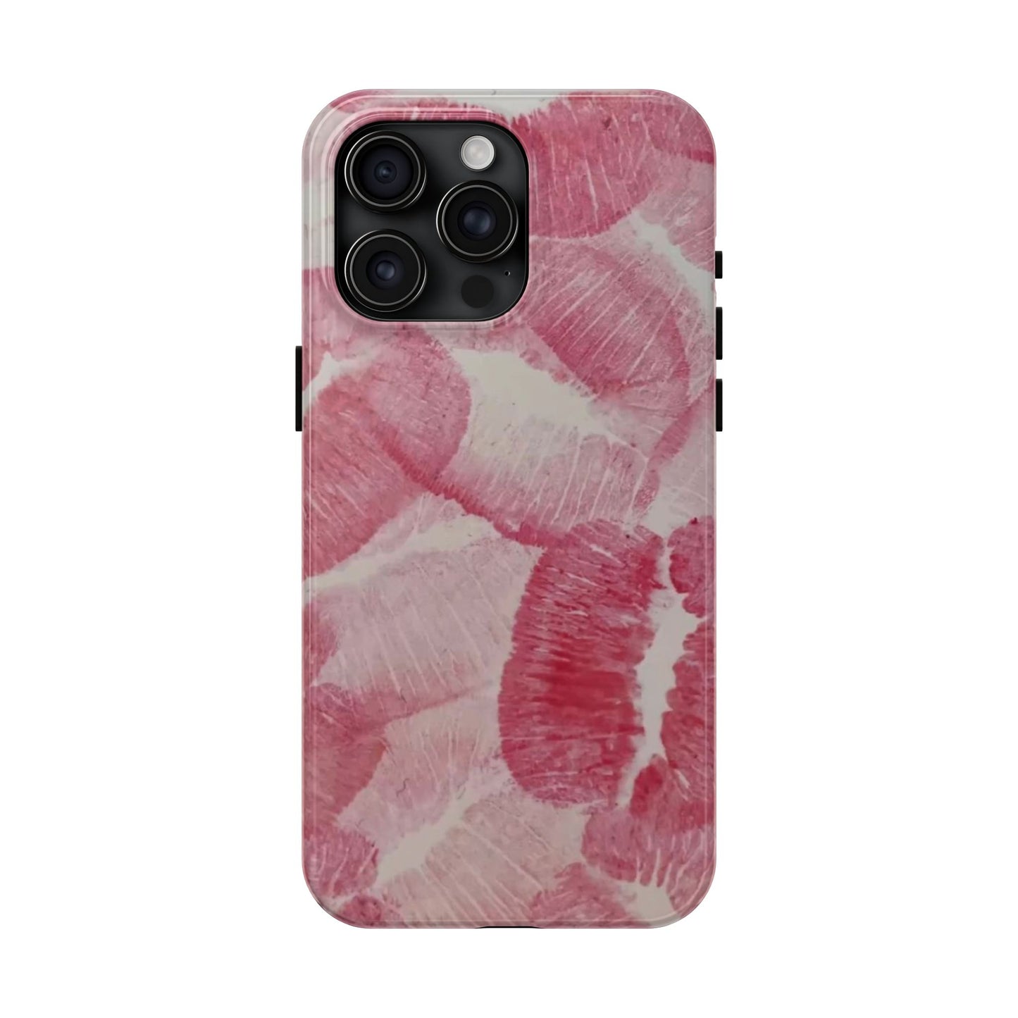 Pink Kiss Print Phone Case