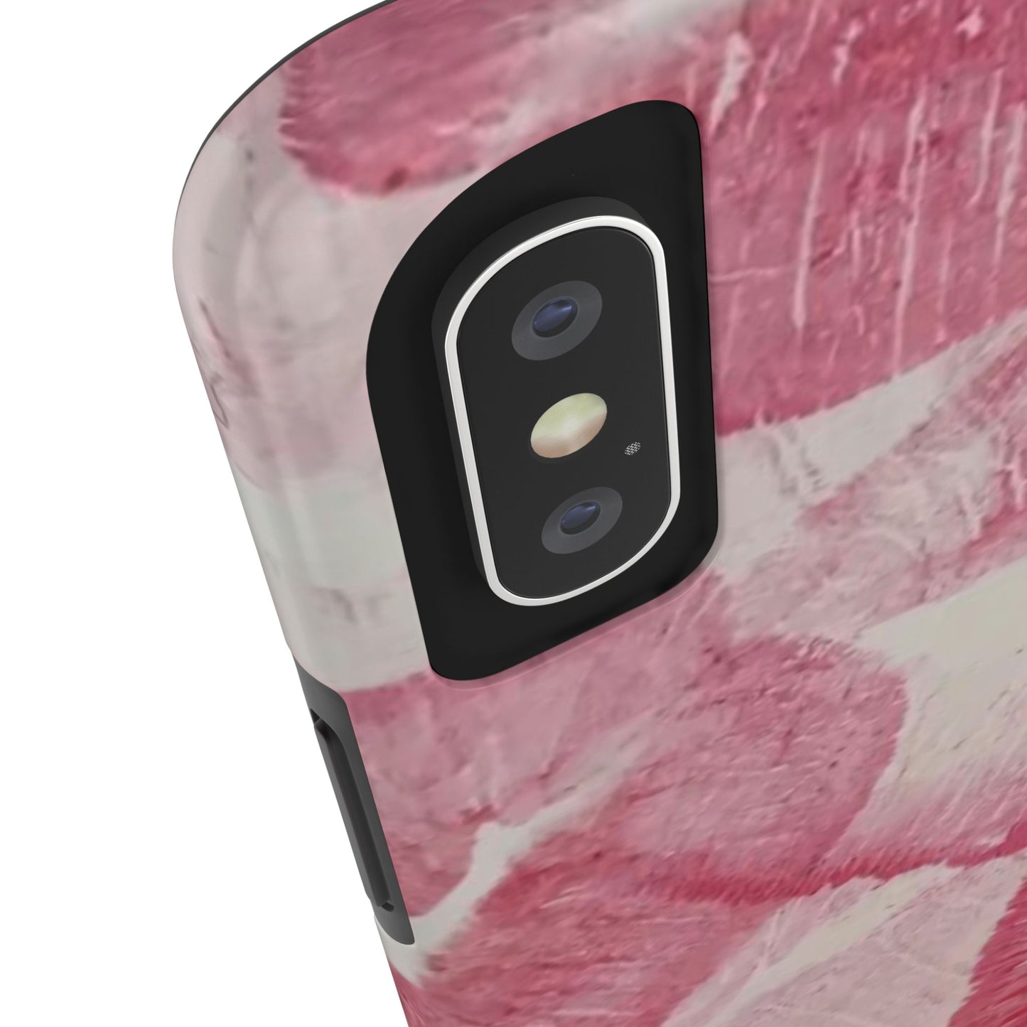 Pink Kiss Print Phone Case