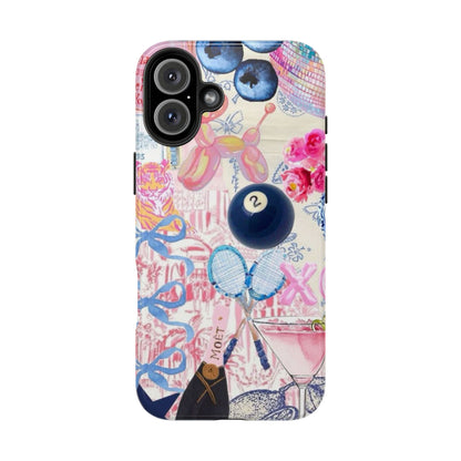 Vibrant Preppy Collage Phone Case.