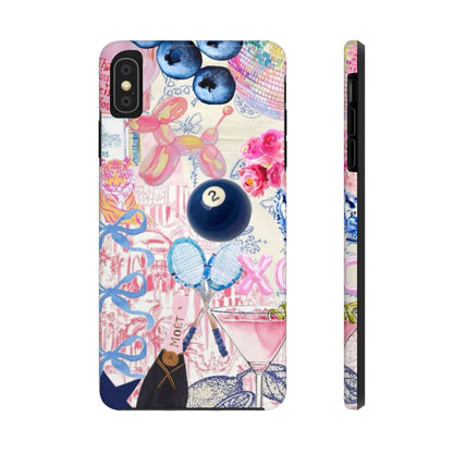 Vibrant Preppy Collage Phone Case.