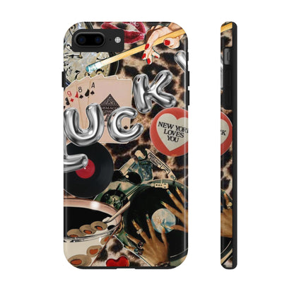 Lucy Phone Case, Retro, Photo Collage, Aesthetic