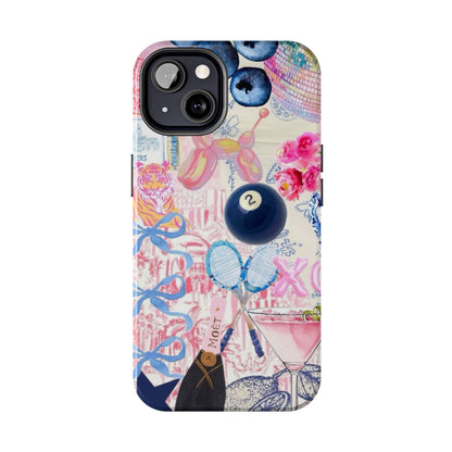 Vibrant Preppy Collage Phone Case.