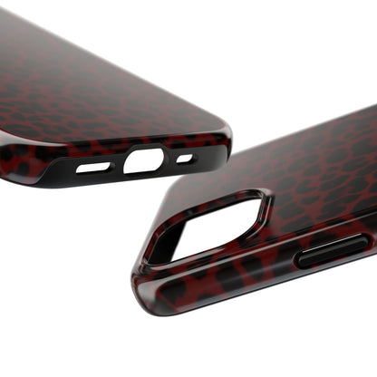 Red Cheetah Print Phone Case
