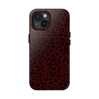 Red Cheetah Print Phone Case