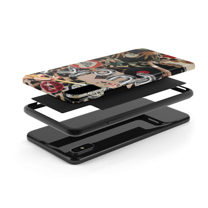 Lucy Phone Case, Retro, Photo Collage, Aesthetic
