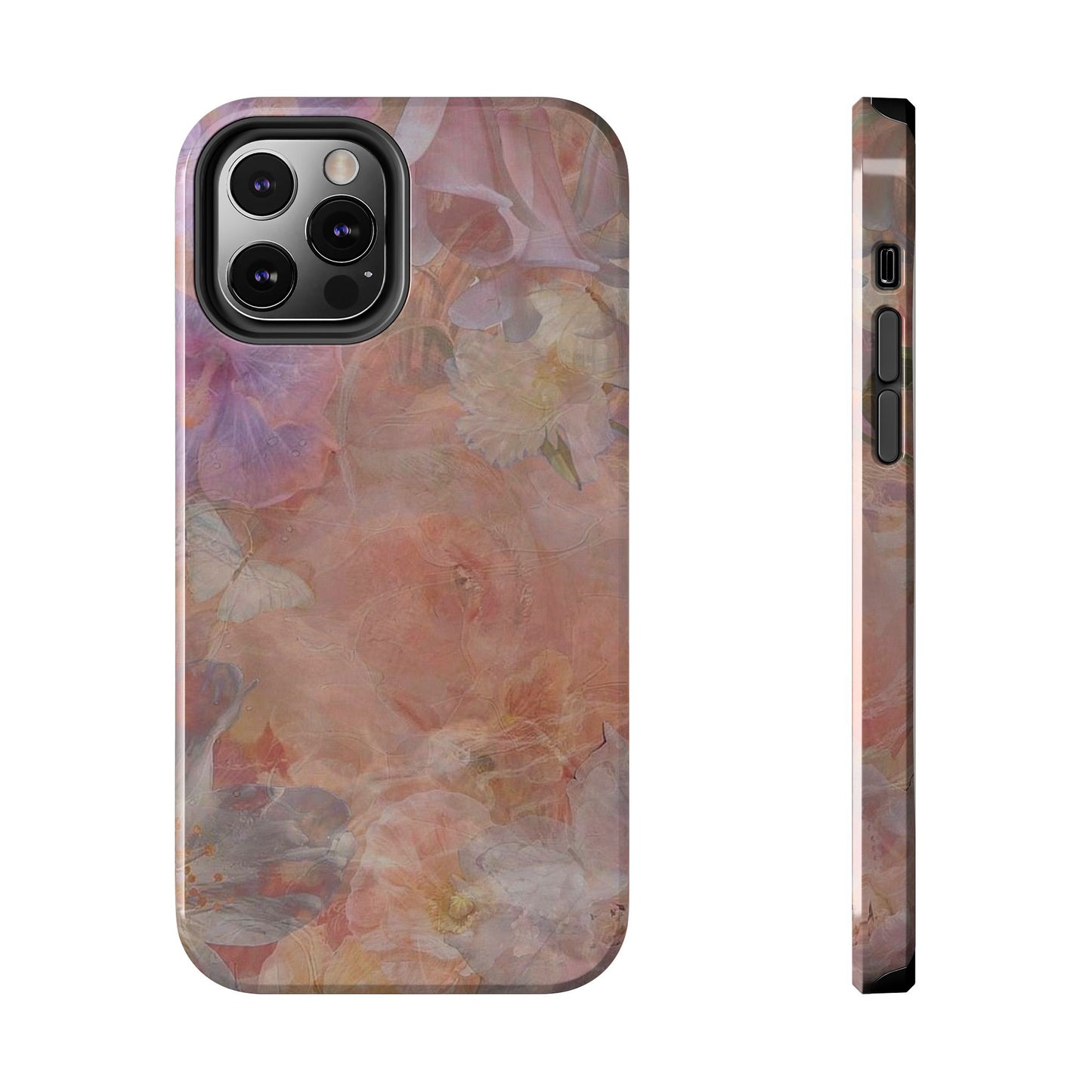 Floral Watercolor Phone Case, Tough Phone Case, Trending, Floral