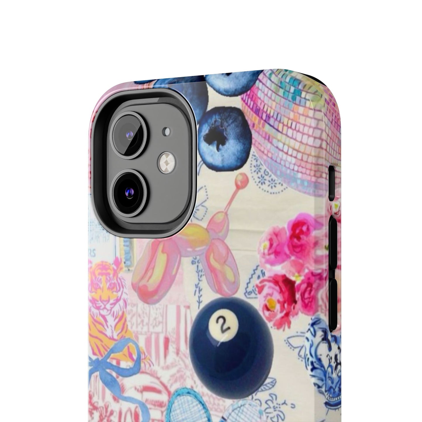 Vibrant Preppy Collage Phone Case.