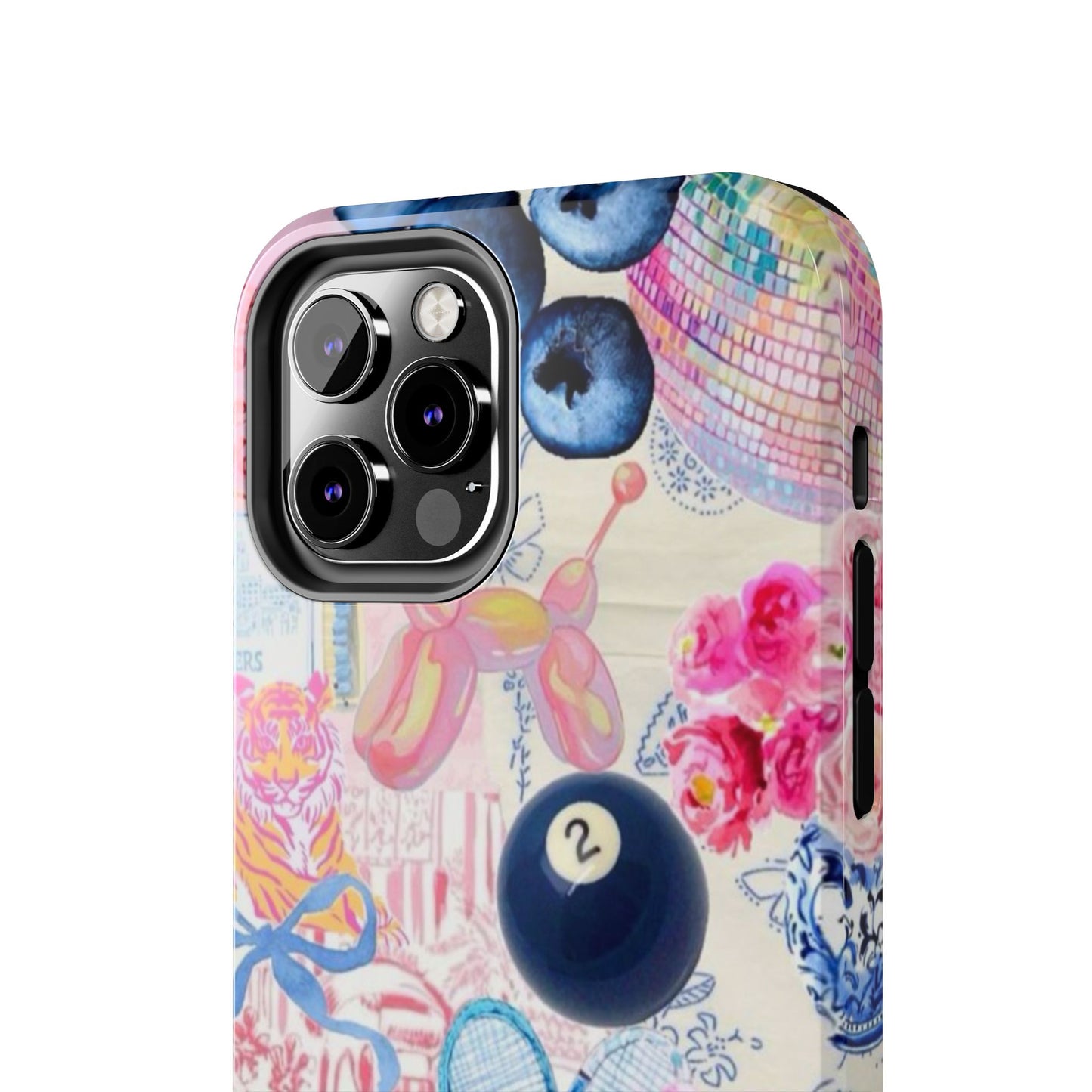Vibrant Preppy Collage Phone Case.