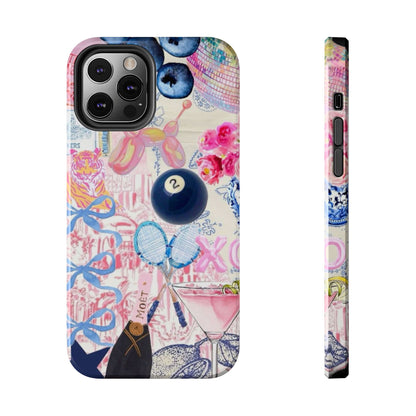 Vibrant Preppy Collage Phone Case.