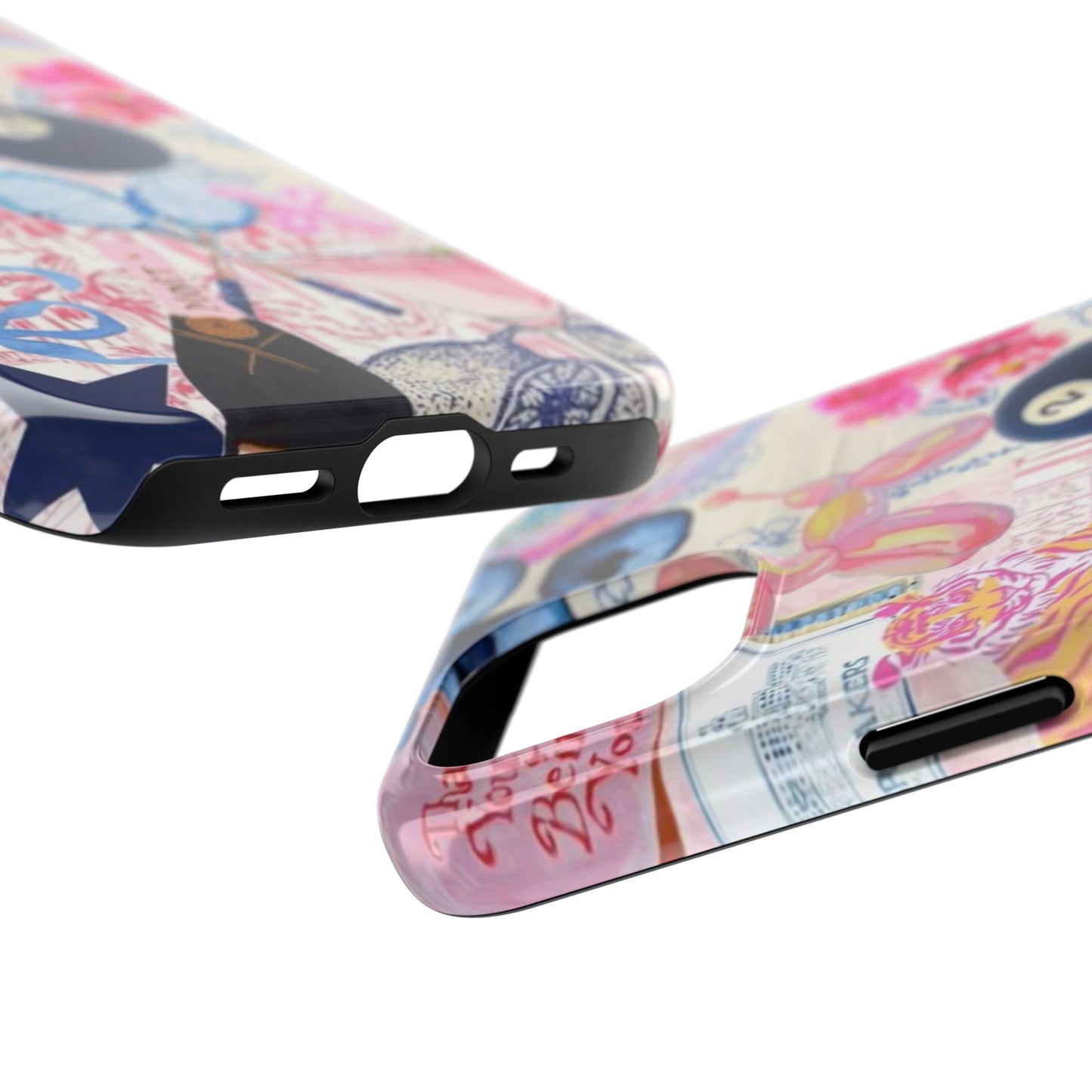 Vibrant Preppy Collage Phone Case.