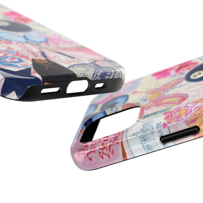 Vibrant Preppy Collage Phone Case.