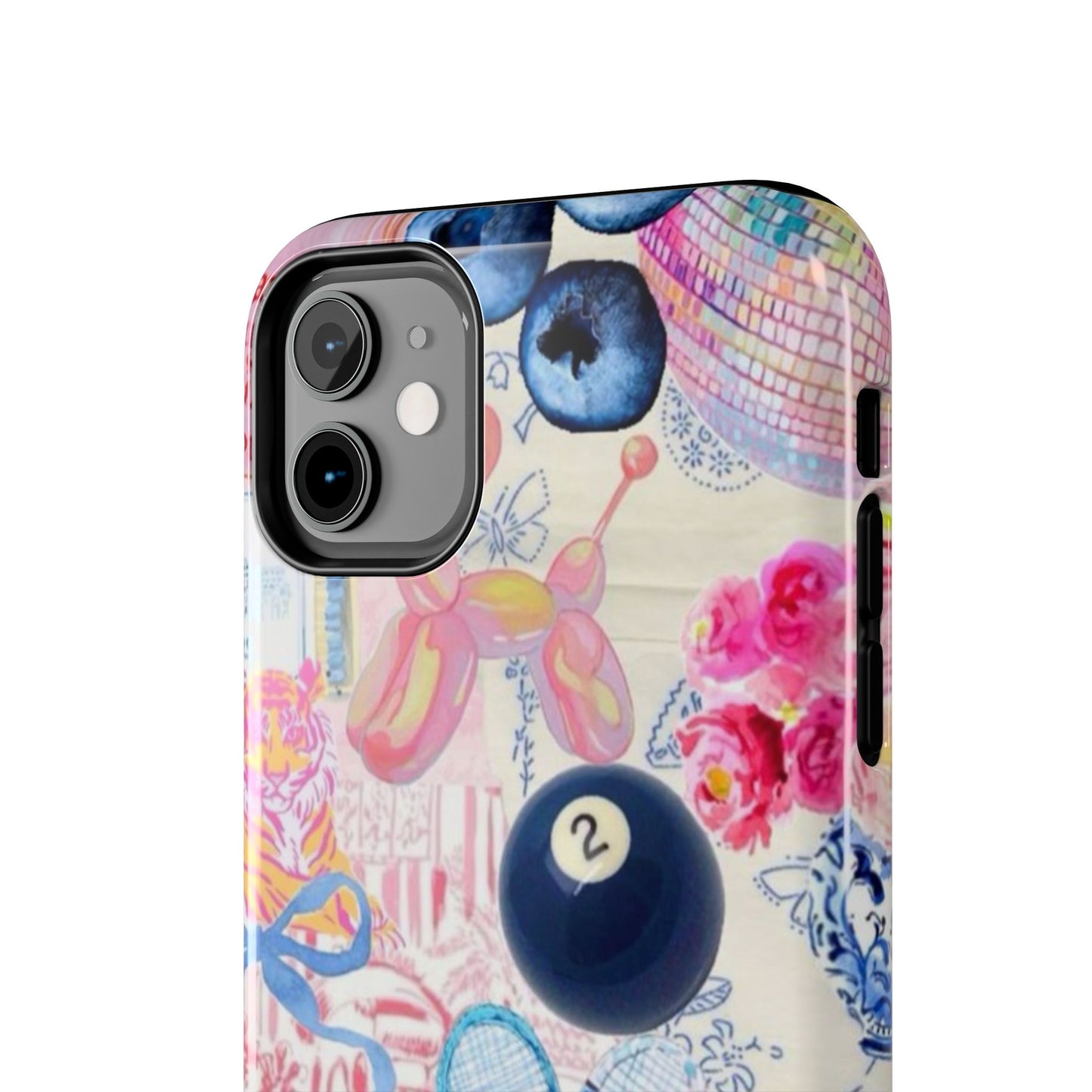 Vibrant Preppy Collage Phone Case.