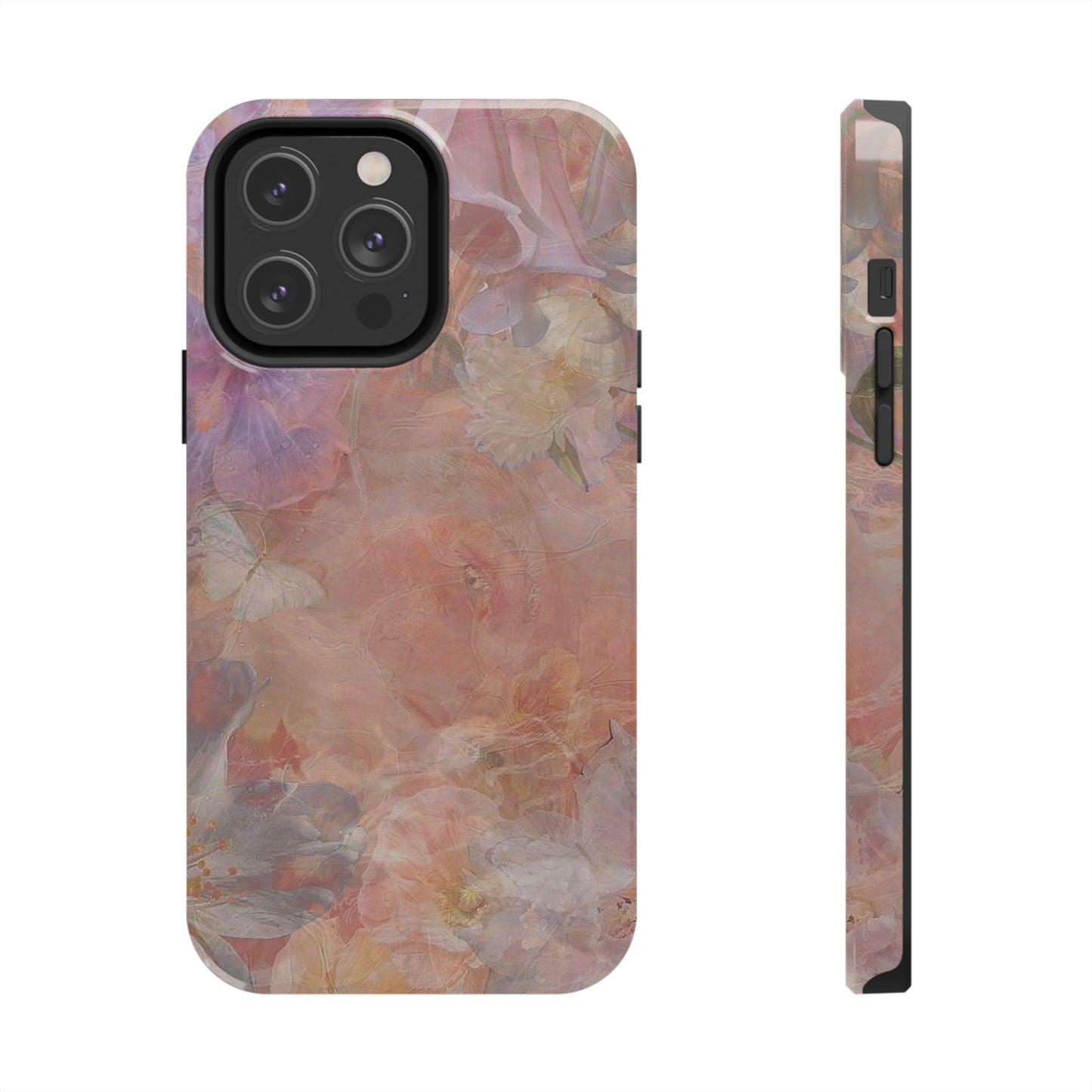 Floral Watercolor Phone Case, Tough Phone Case, Trending, Floral
