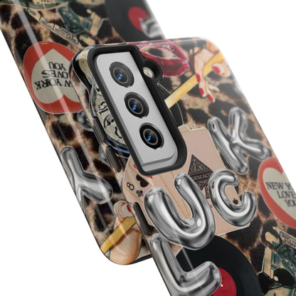 Lucy Phone Case, Retro, Photo Collage, Aesthetic
